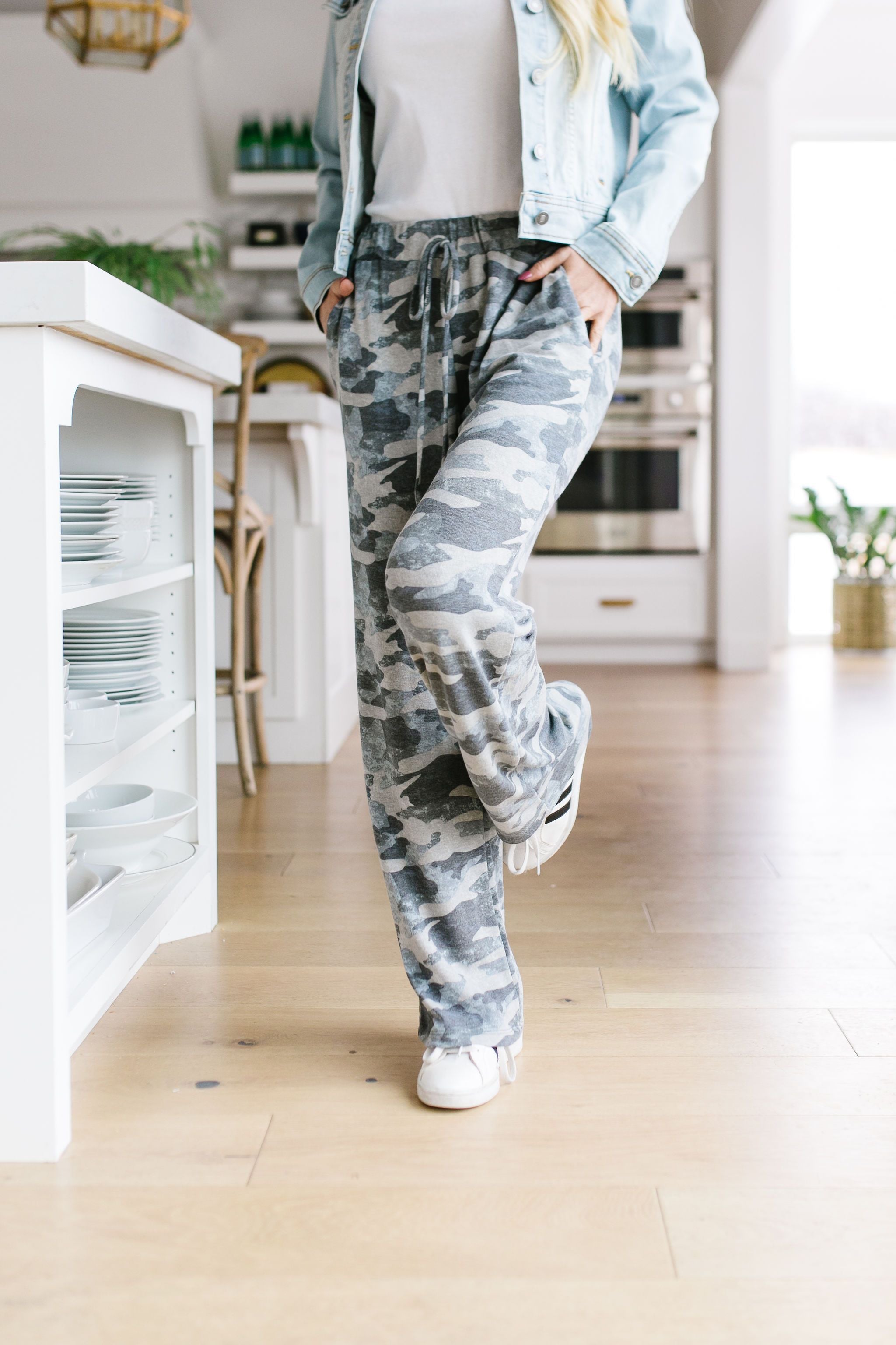 Charcoal Camo Lounge Pants