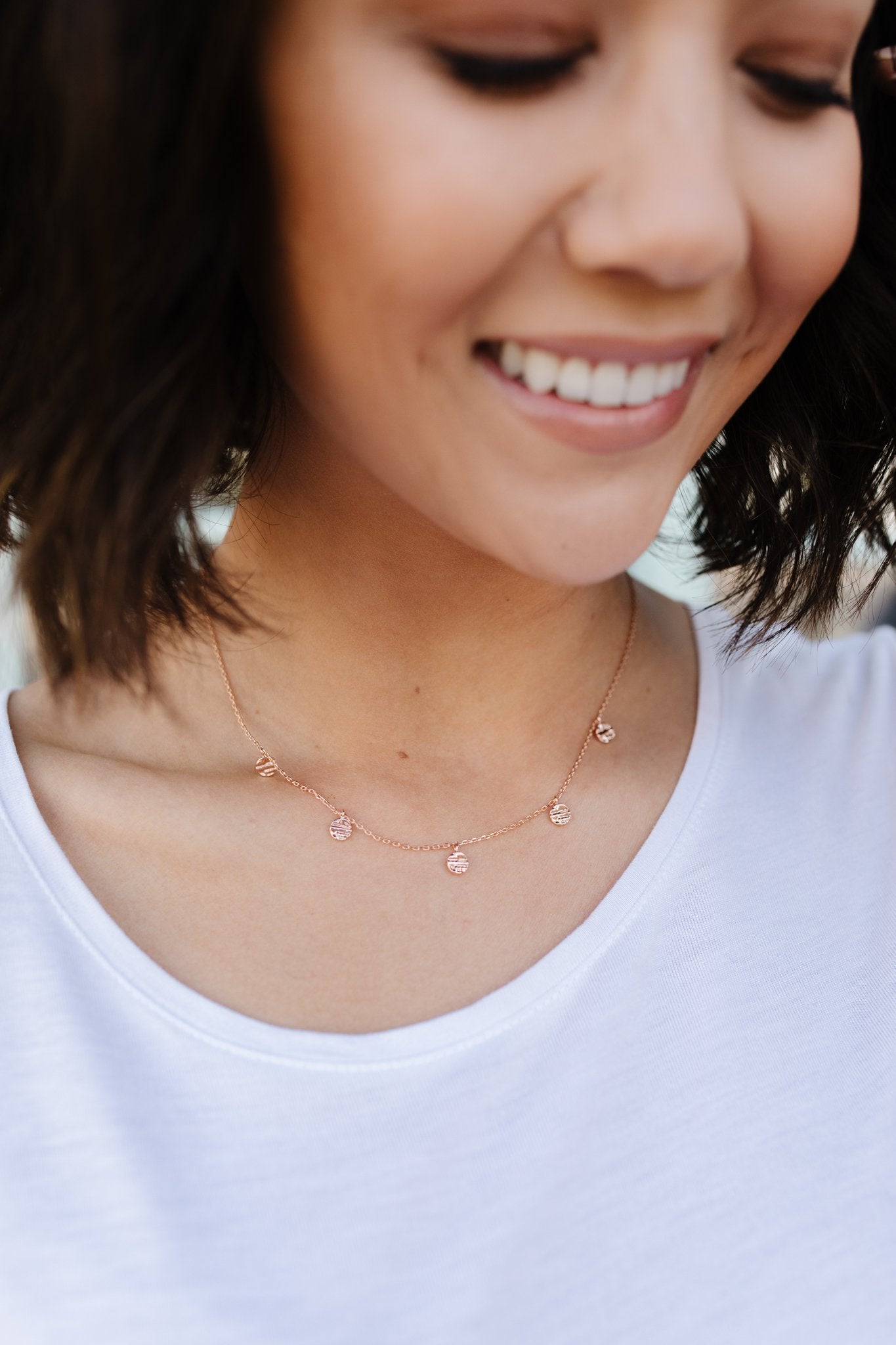 Charmed Rose Gold Necklace