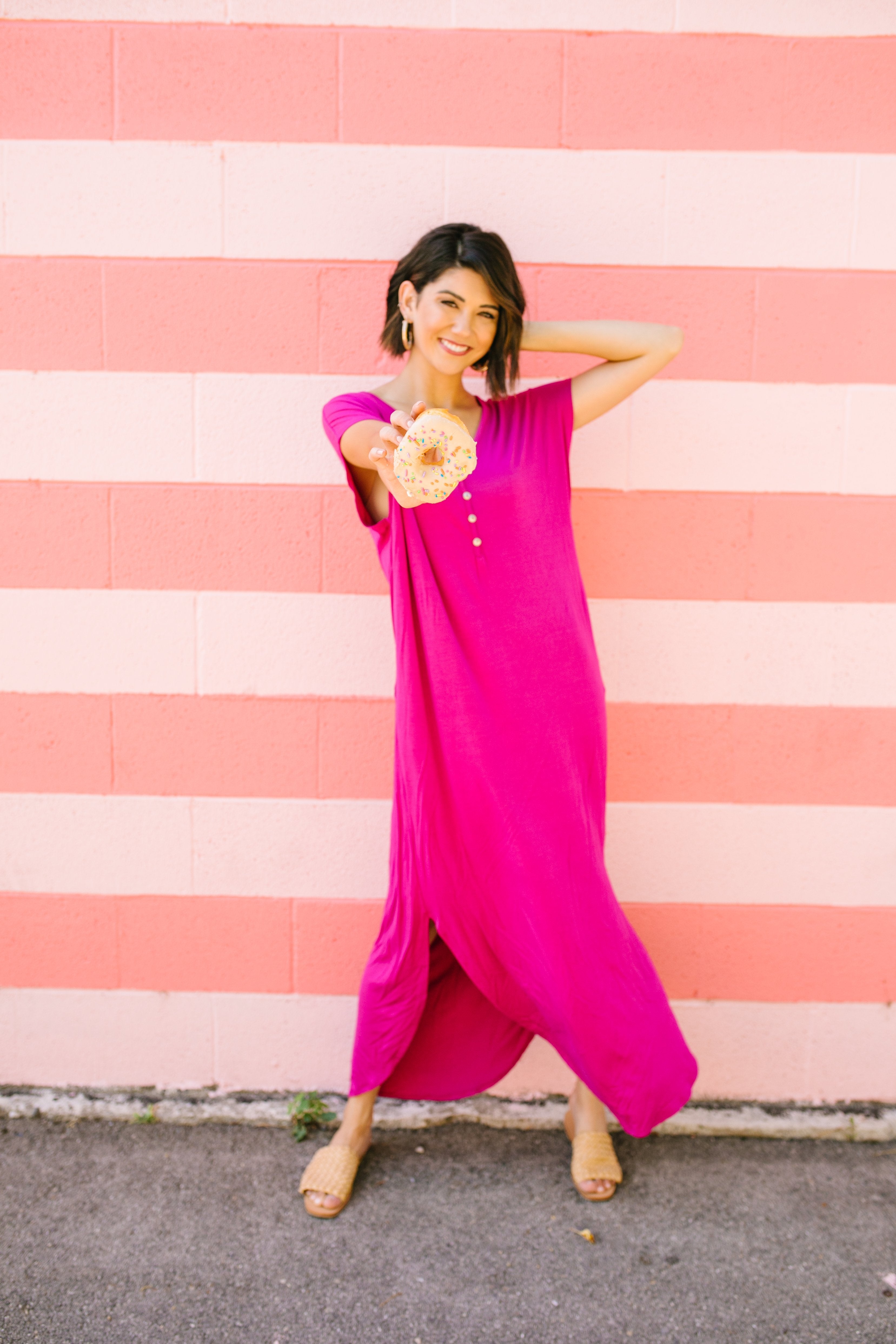 Chillax Summer Maxi In Magenta