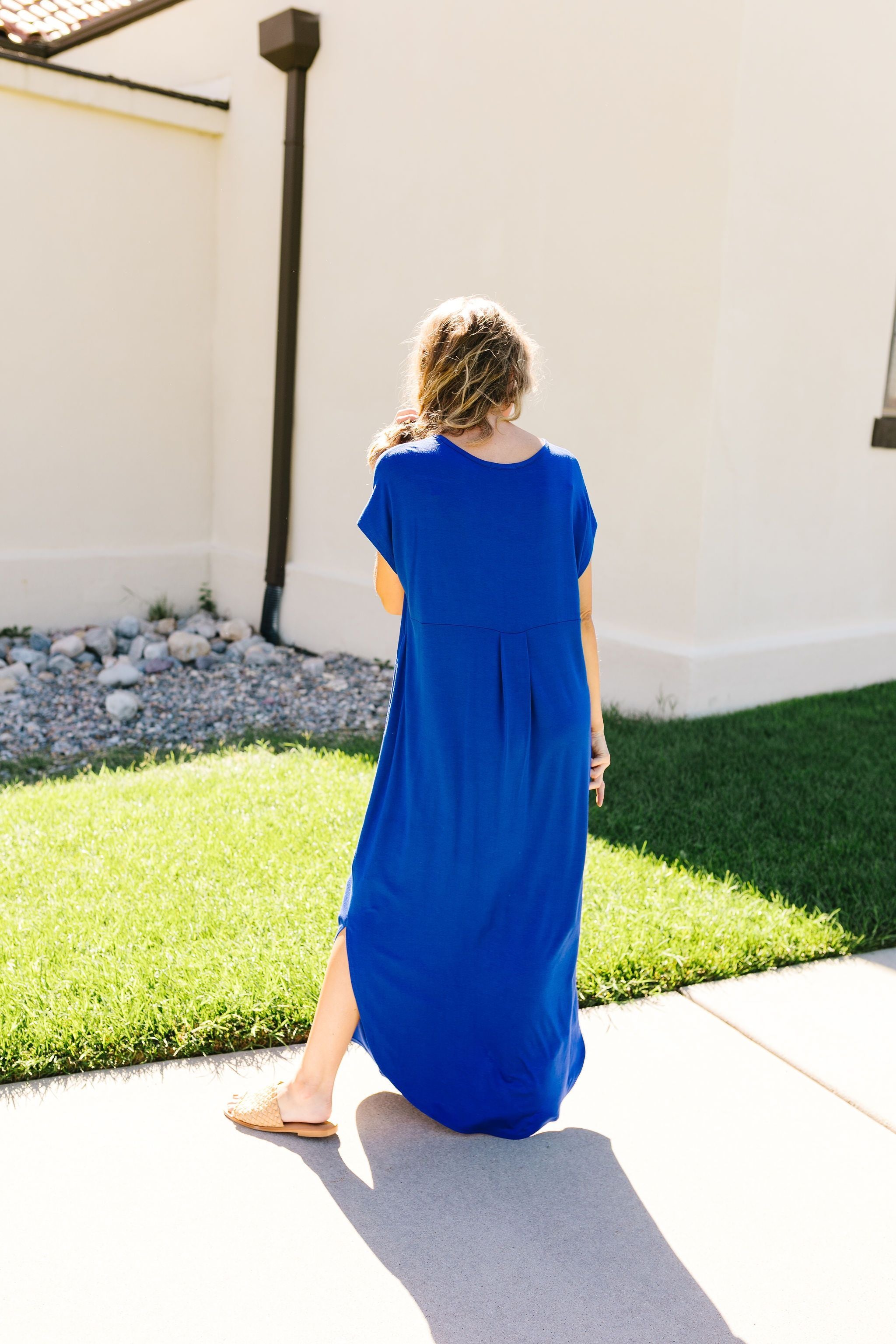 Chillax Summer Maxi In Royal Blue