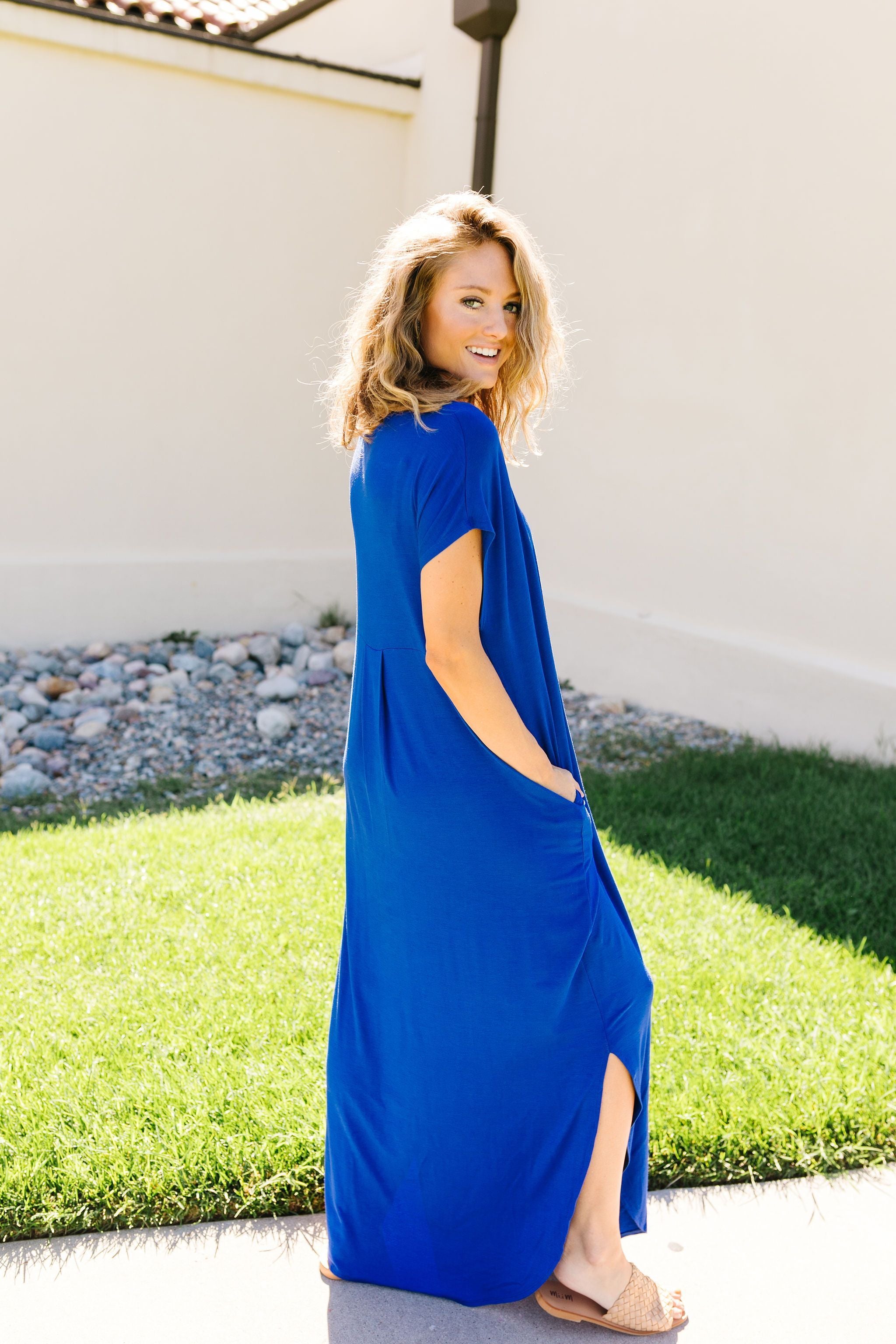 Chillax Summer Maxi In Royal Blue