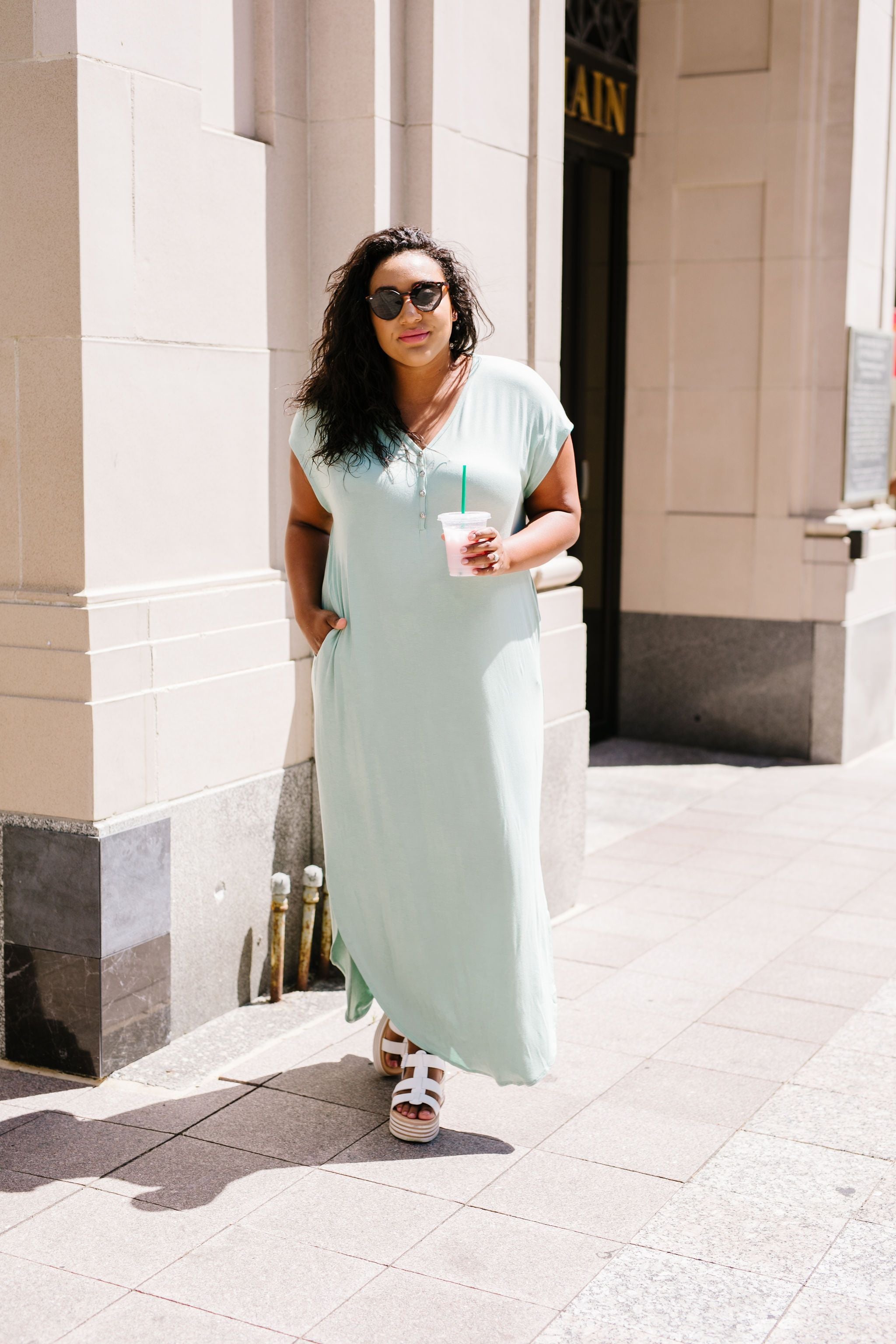 Chillax Summer Maxi In Sage