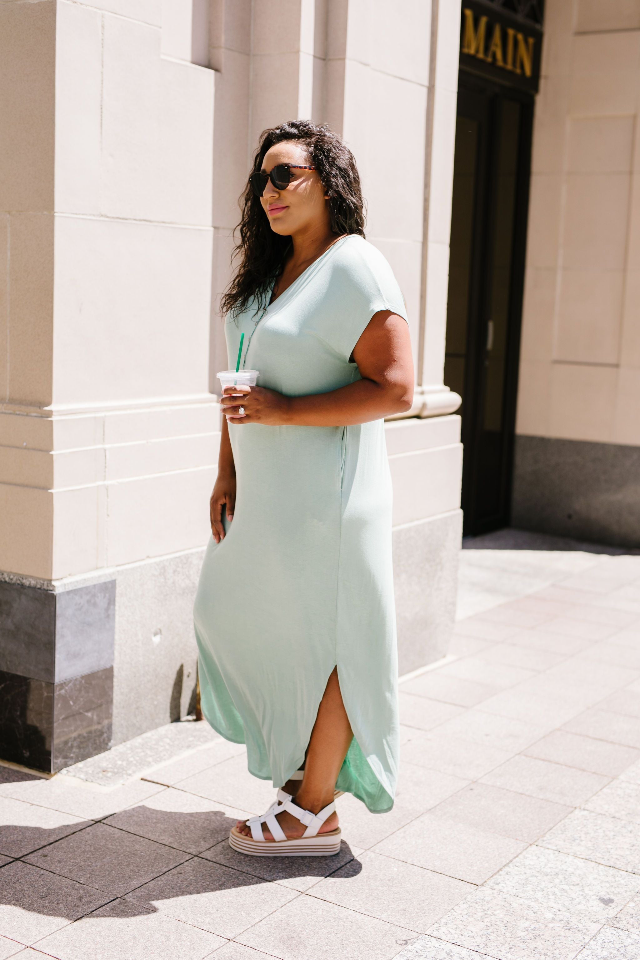 Chillax Summer Maxi In Sage