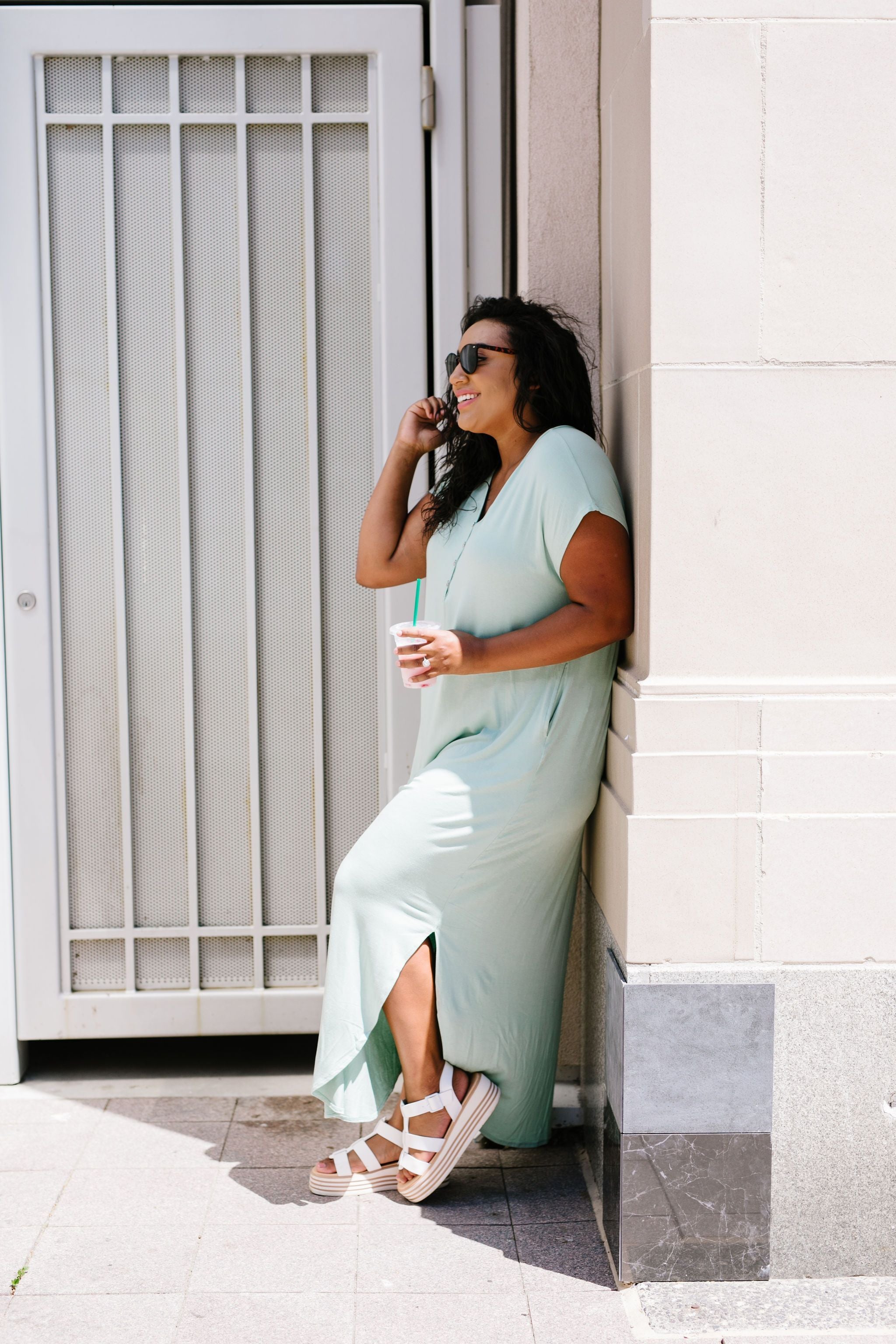 Chillax Summer Maxi In Sage