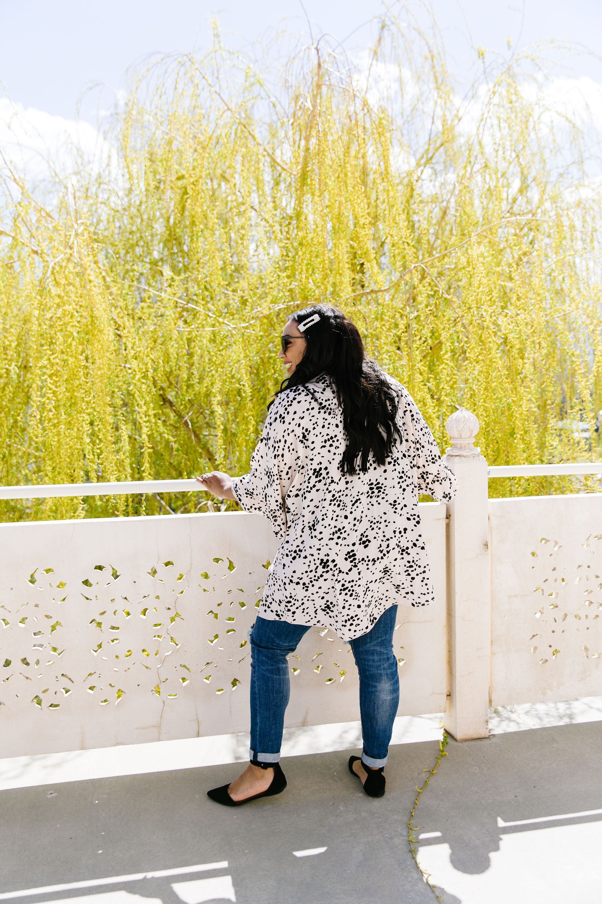 Clusters Cardigan In Blush