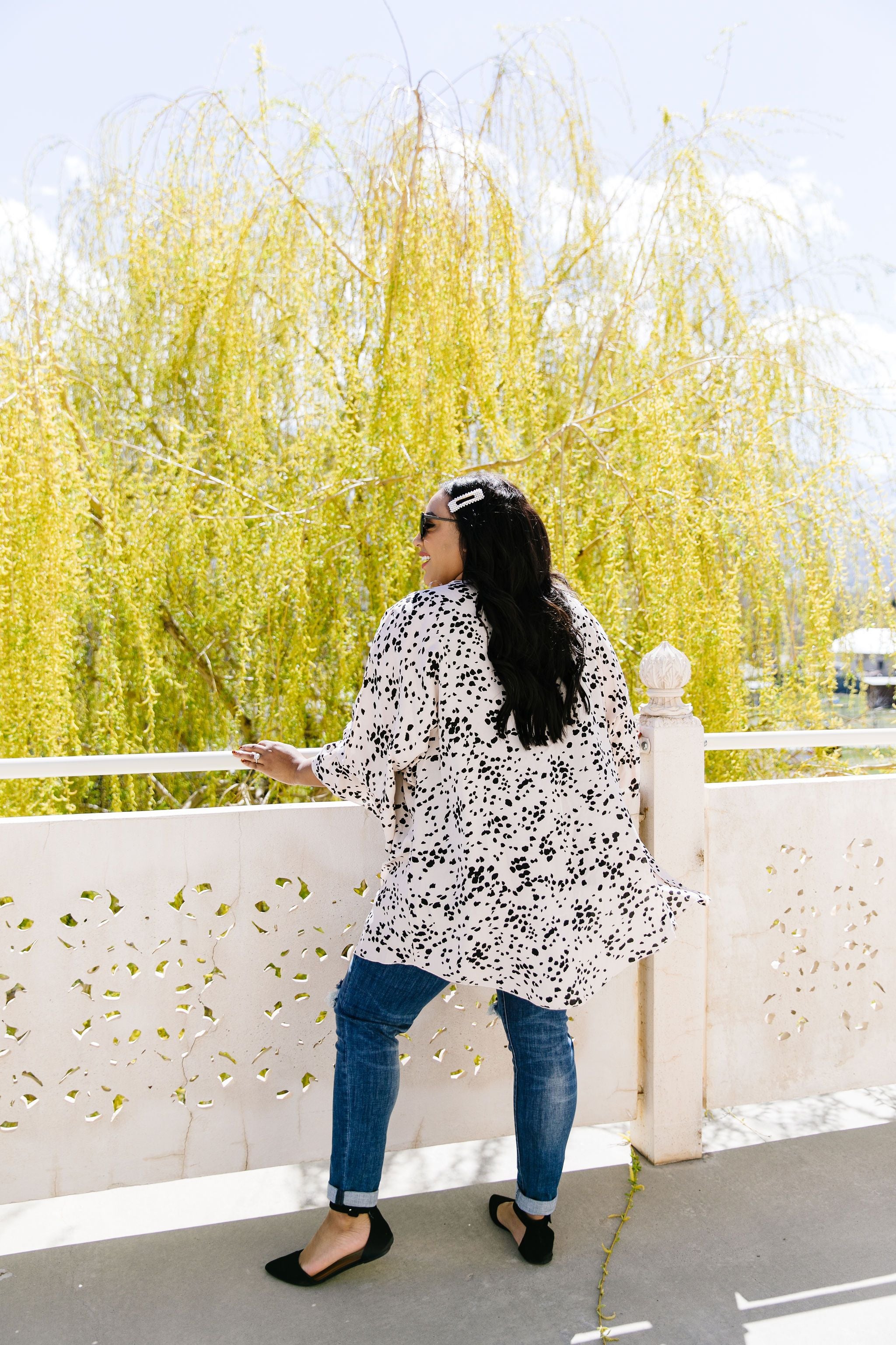 Clusters Cardigan In Blush