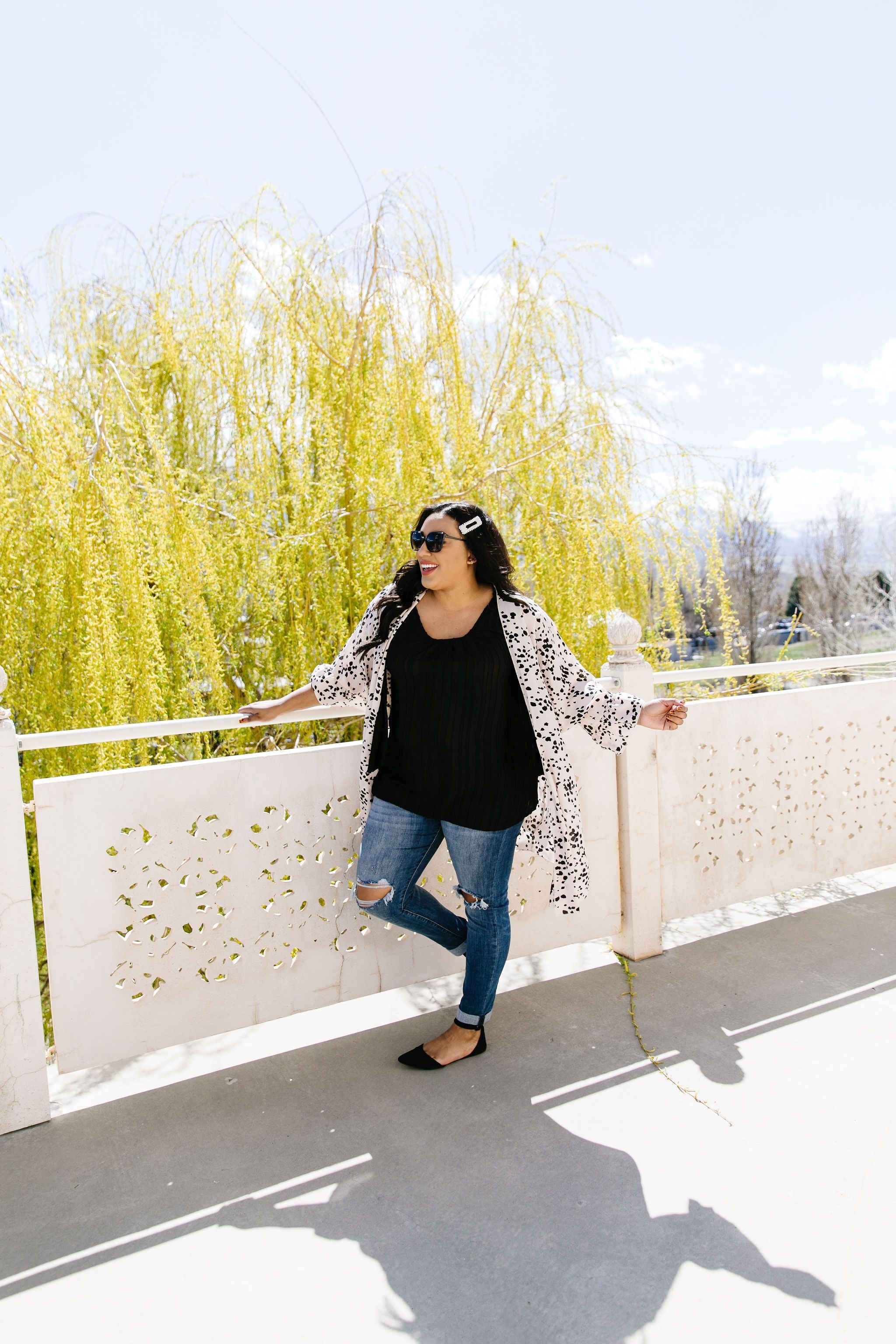 Clusters Cardigan In Blush