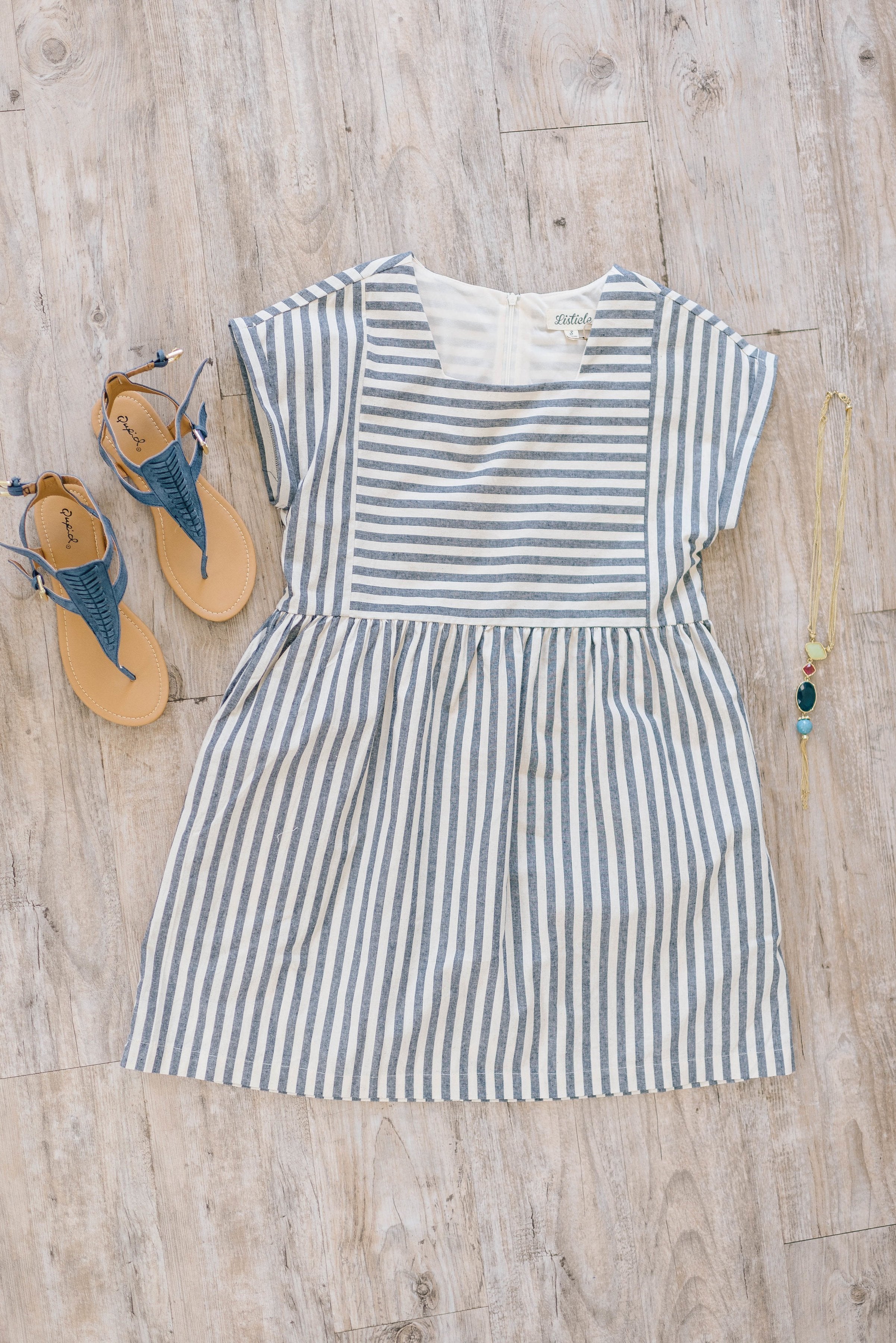 Coastal Blues Dress