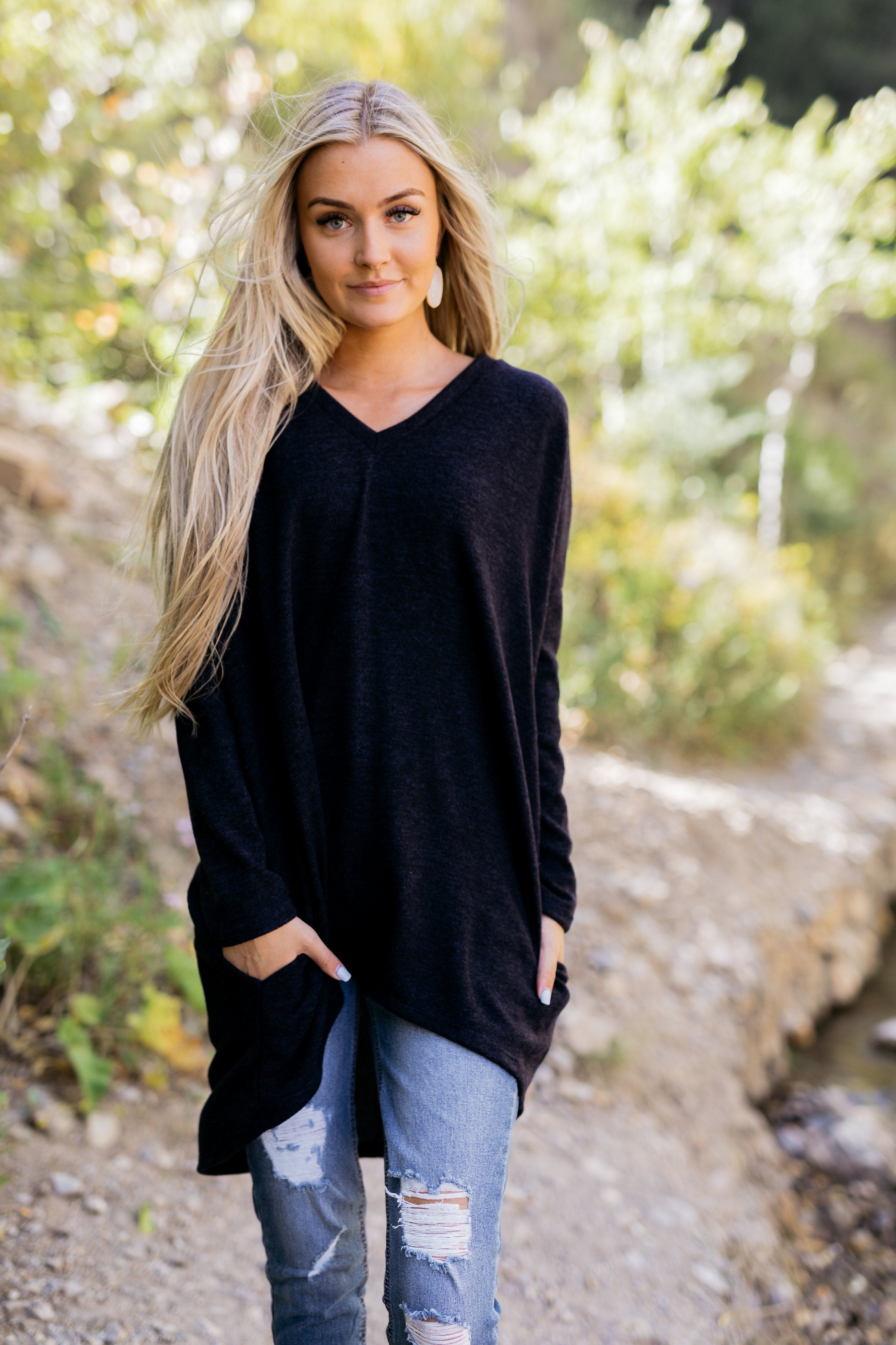 Creature Comforts Tunic In Navy