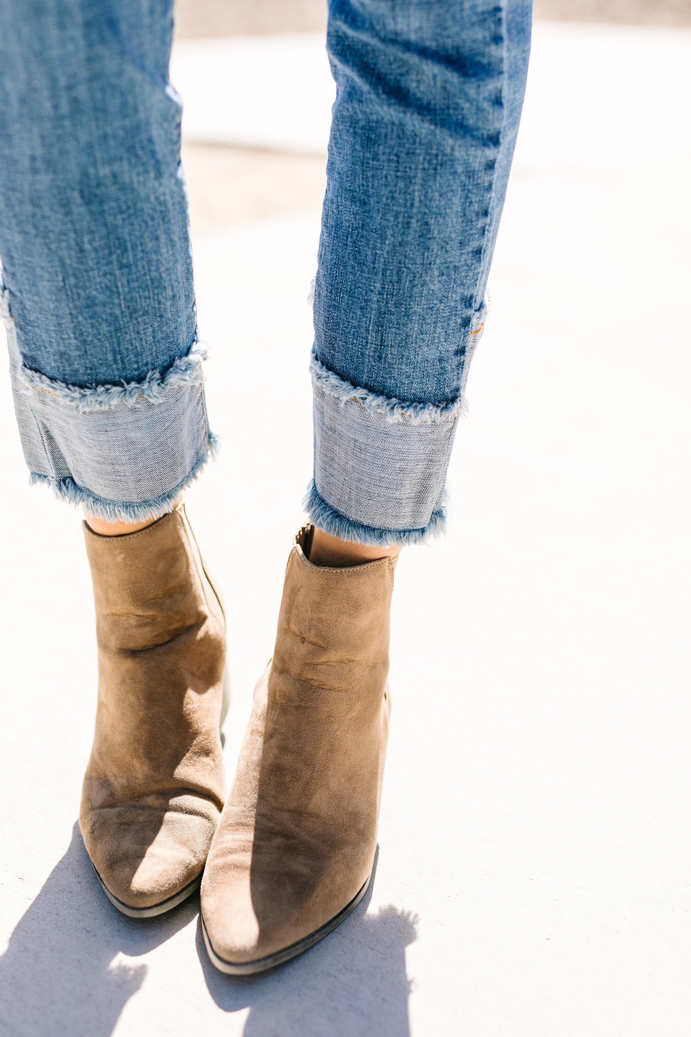 Cute Cuffed + Cropped Jeans