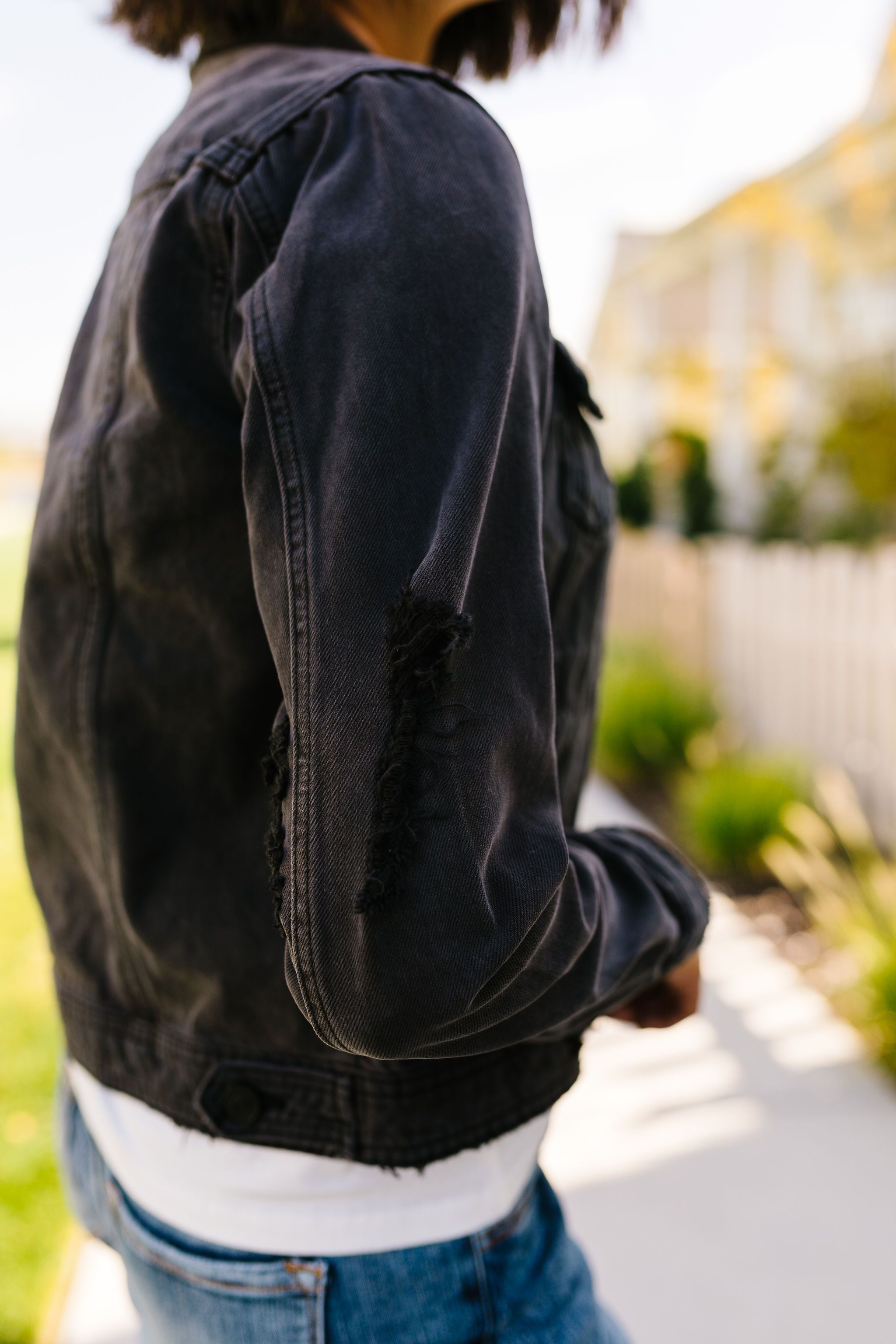 Dark + Mysterious Denim Jacket