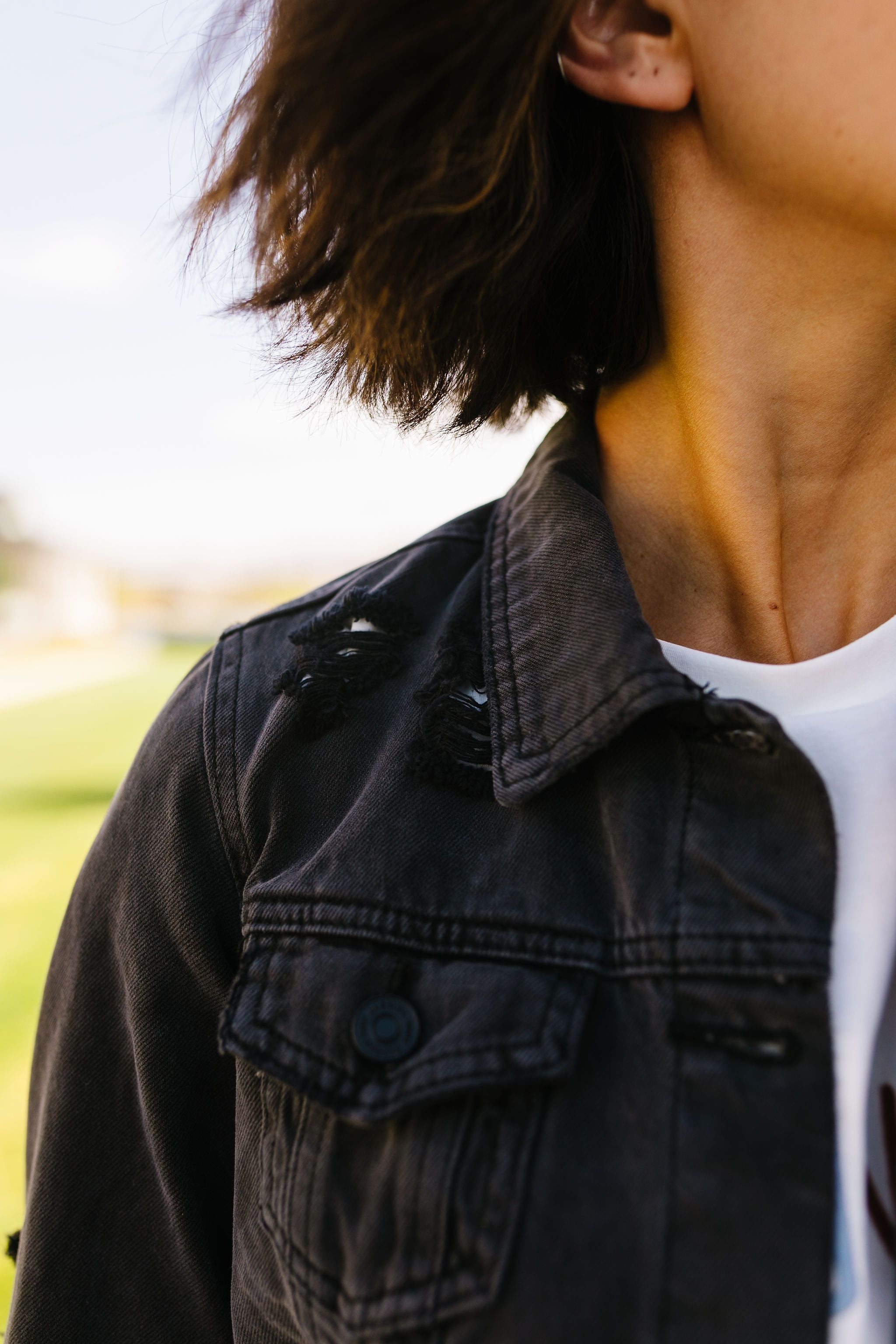 Dark + Mysterious Denim Jacket