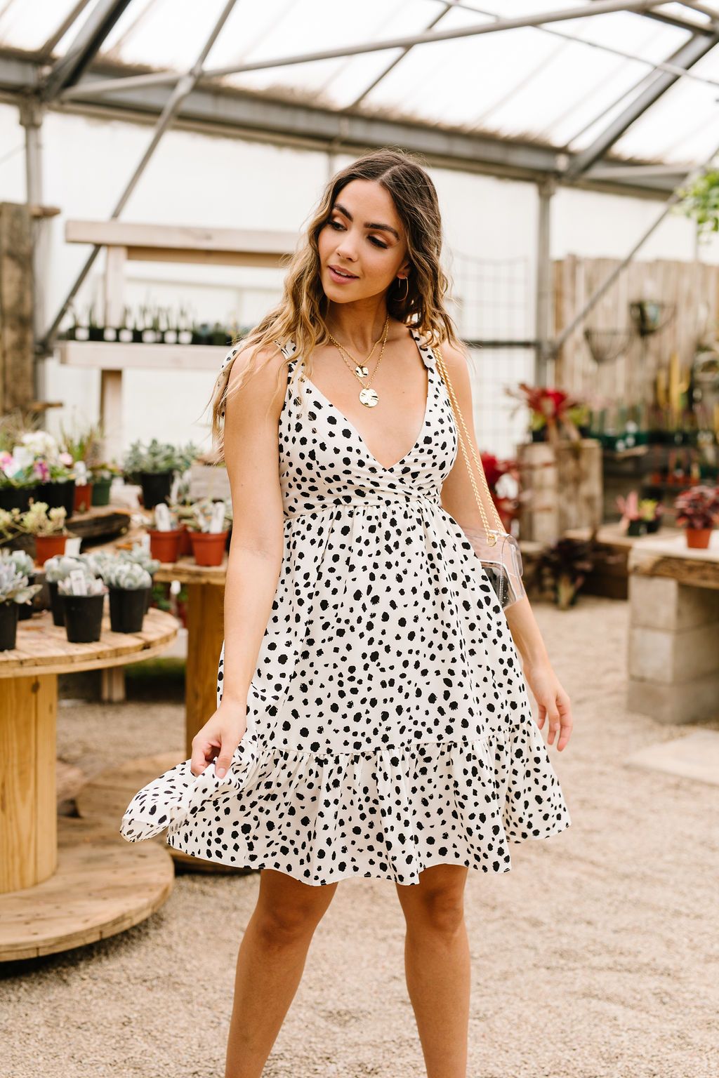 Darling Dalmatian Spot Dress