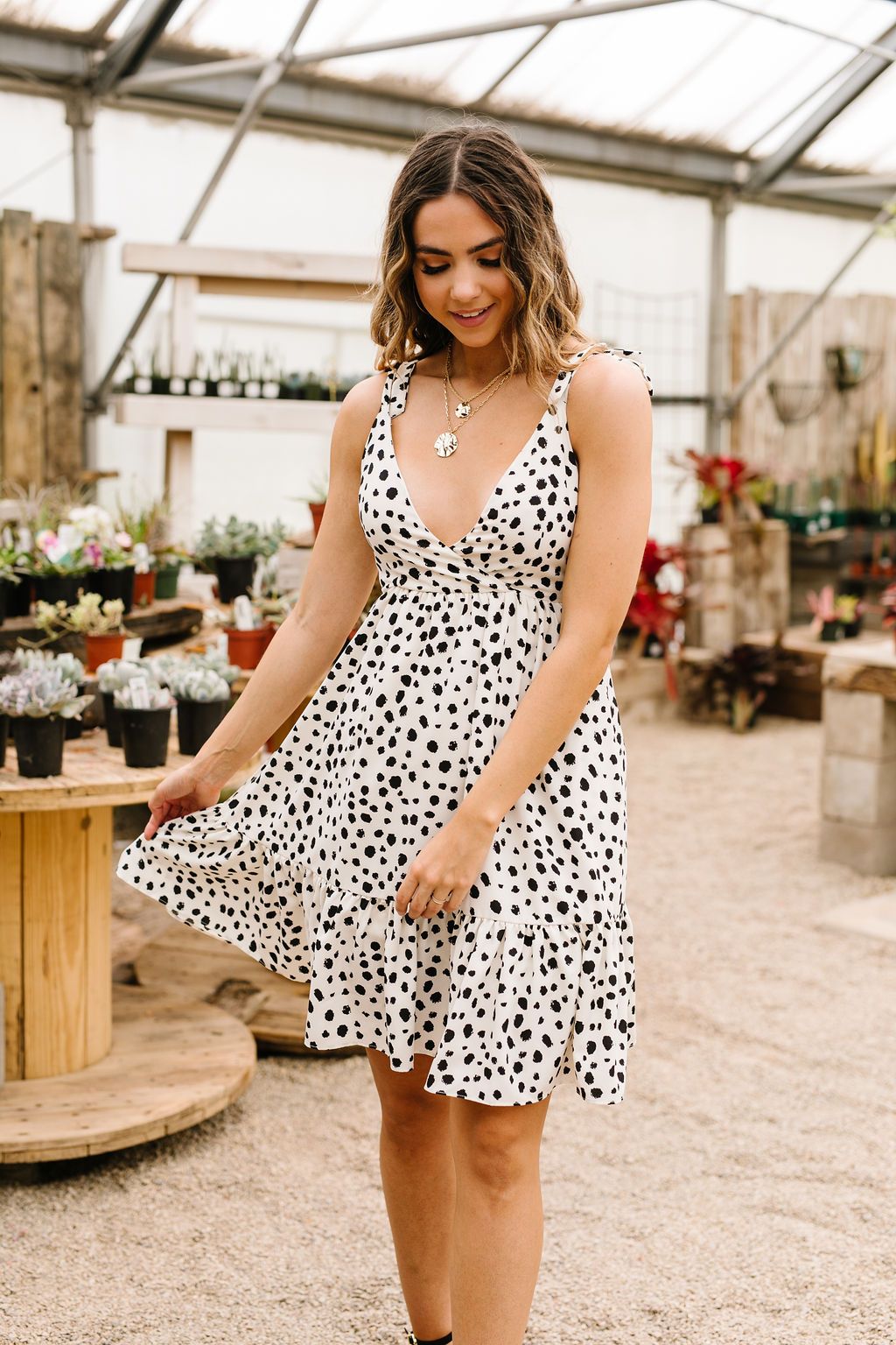 Darling Dalmatian Spot Dress