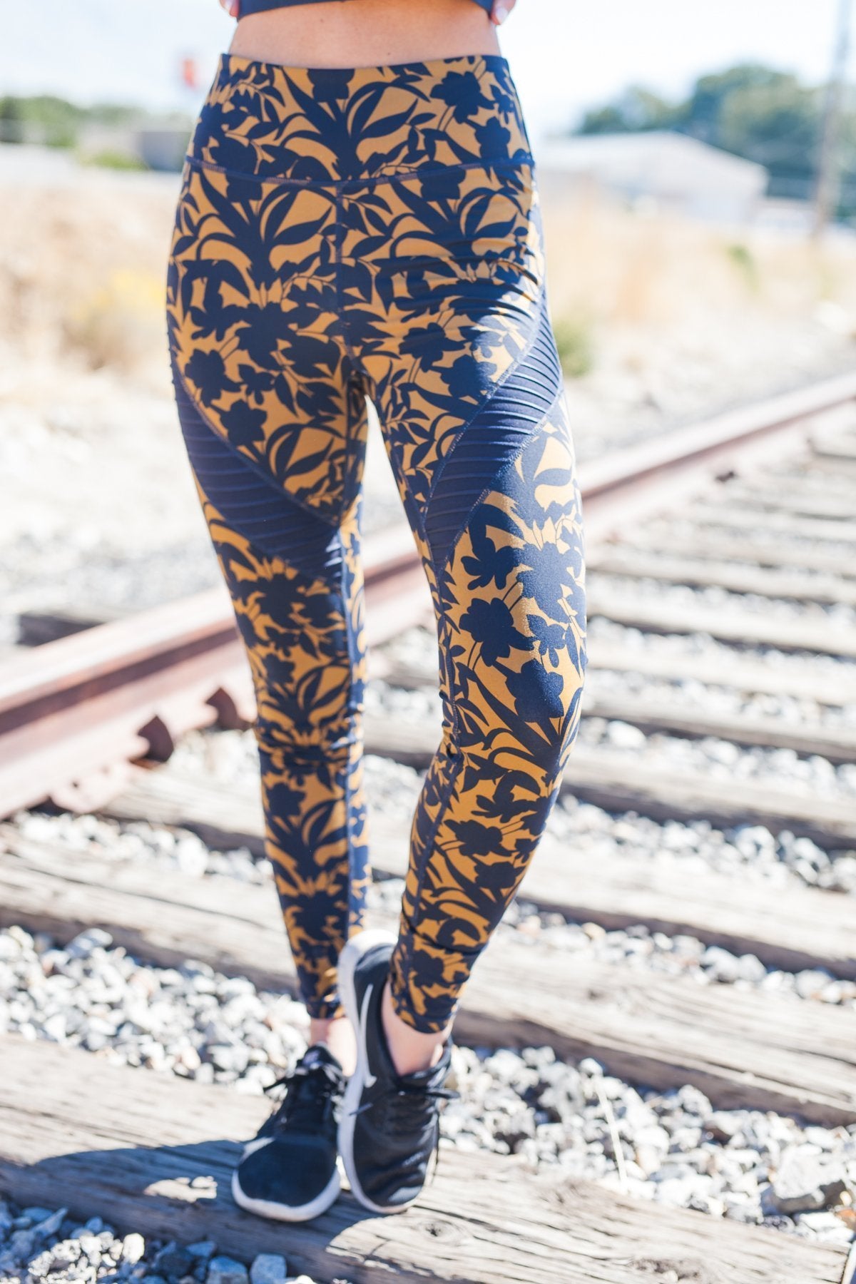 Dauntless Damask Athletic Leggings - ALL SALES FINAL