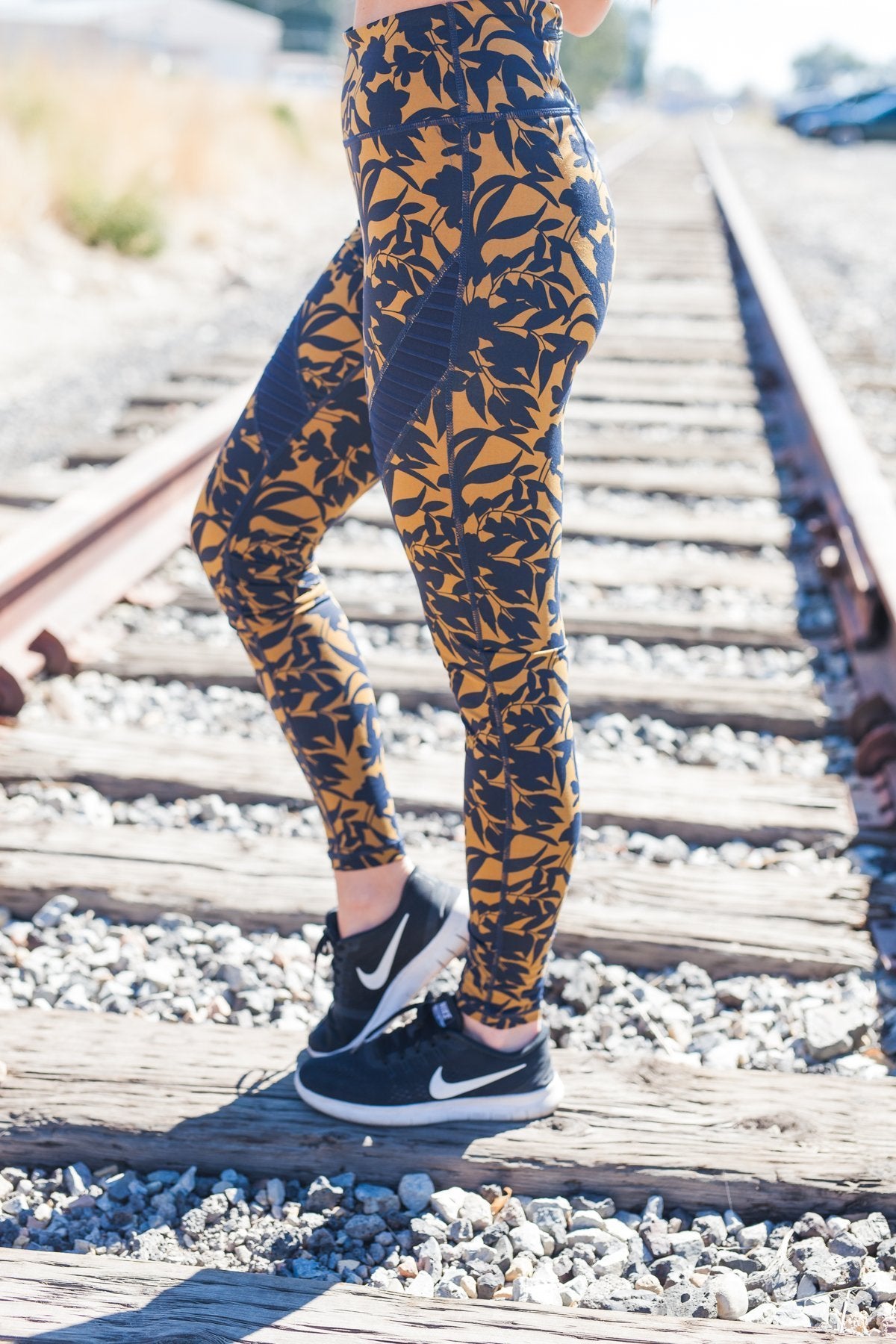 Dauntless Damask Athletic Leggings - ALL SALES FINAL