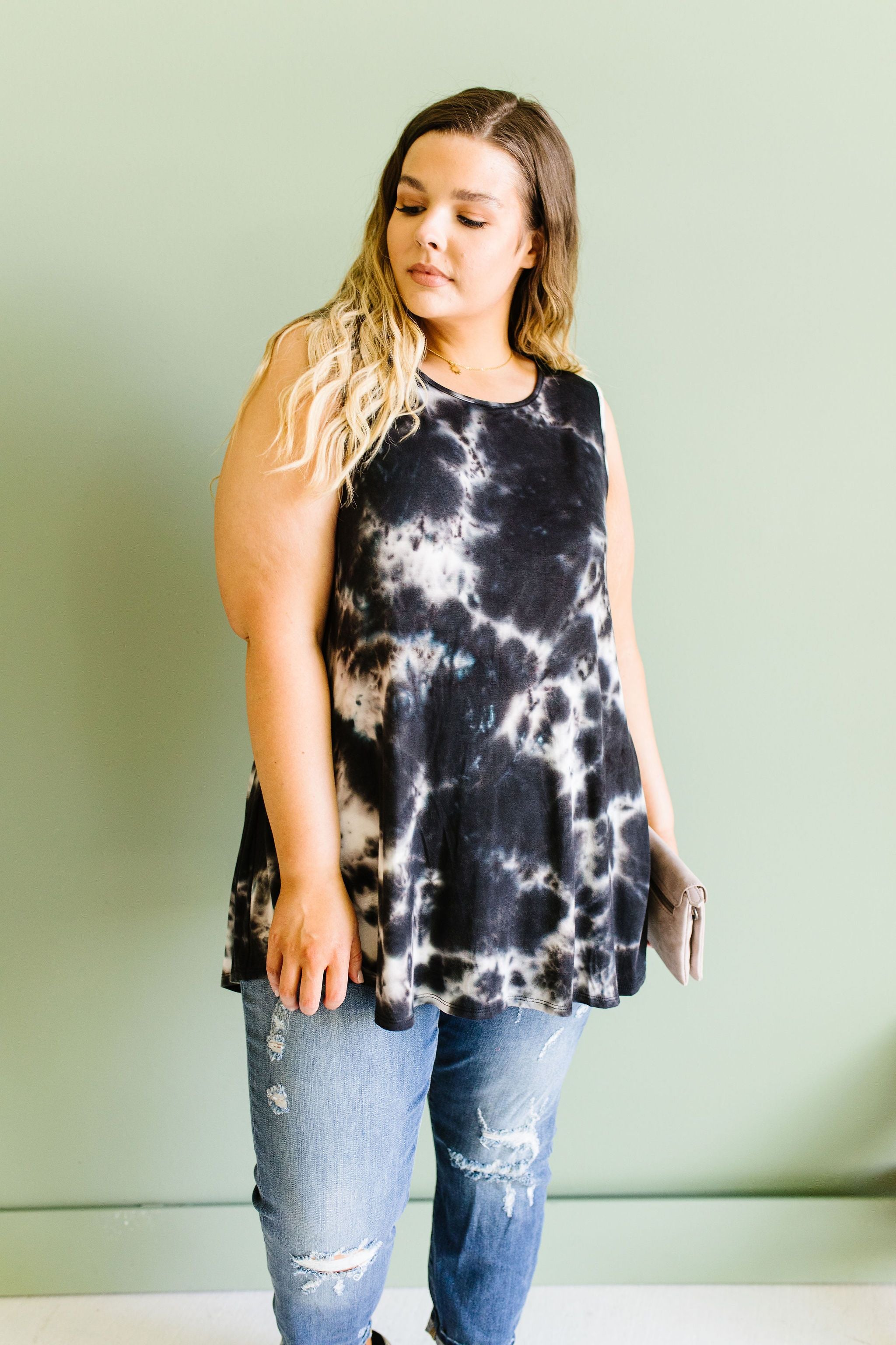 Deep Waters Tie Dye Tank