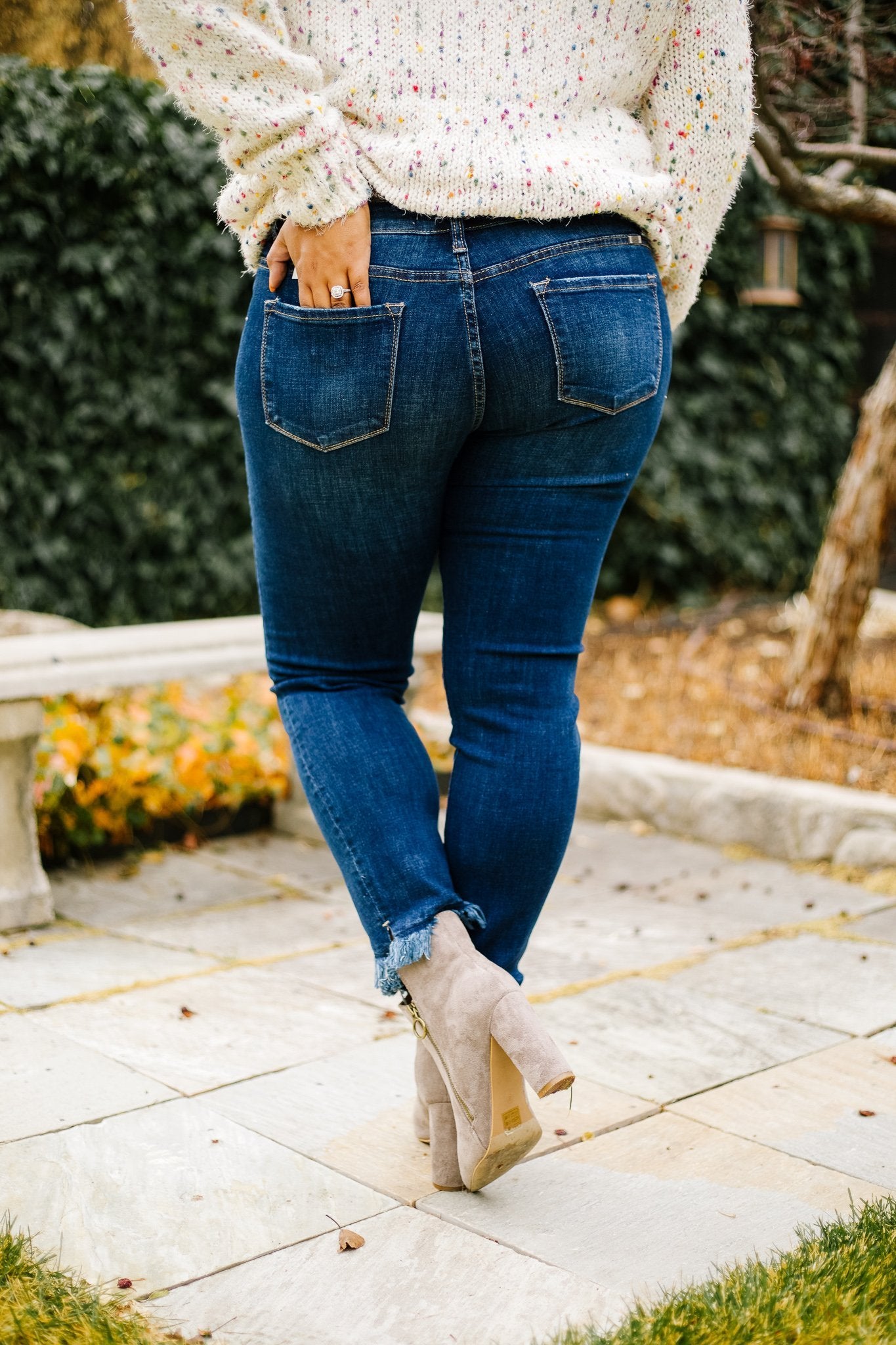 Double Trouble Fringed Jeans