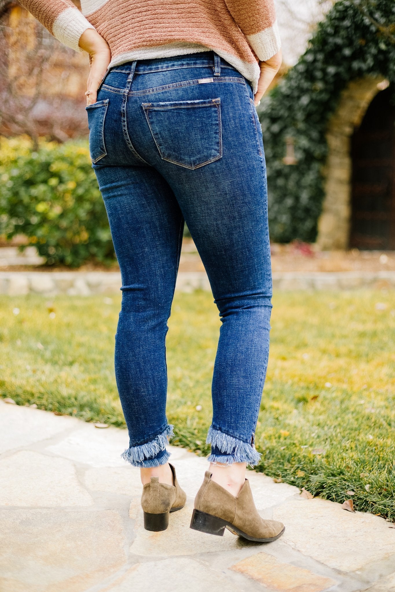 Double Trouble Fringed Jeans