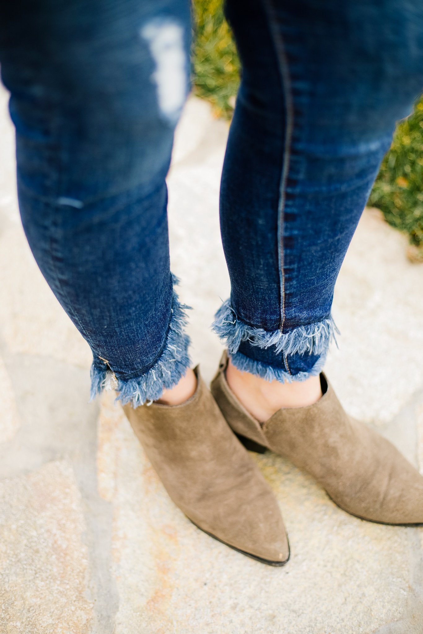 Double Trouble Fringed Jeans