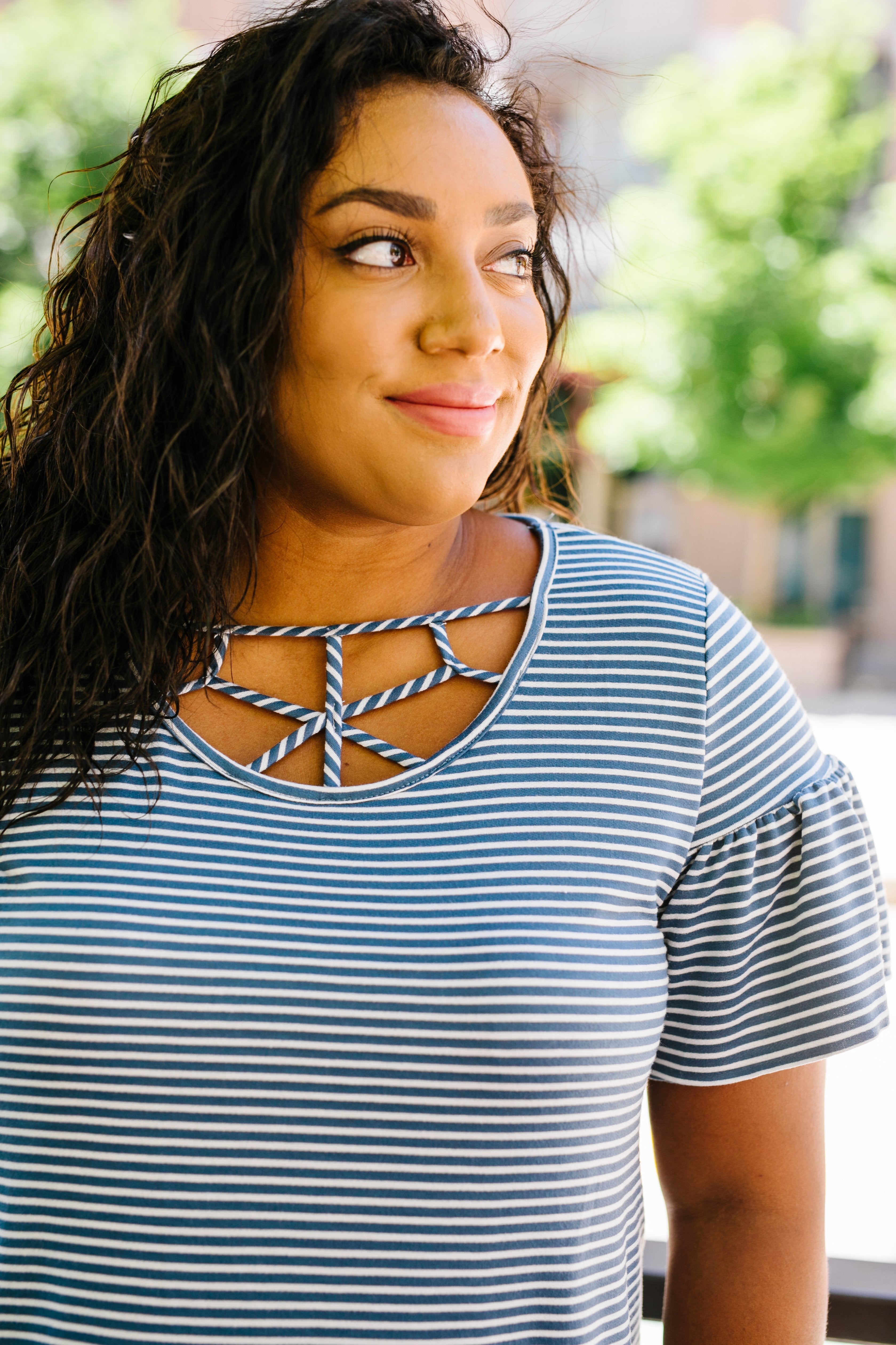 Dream Catcher Striped Top