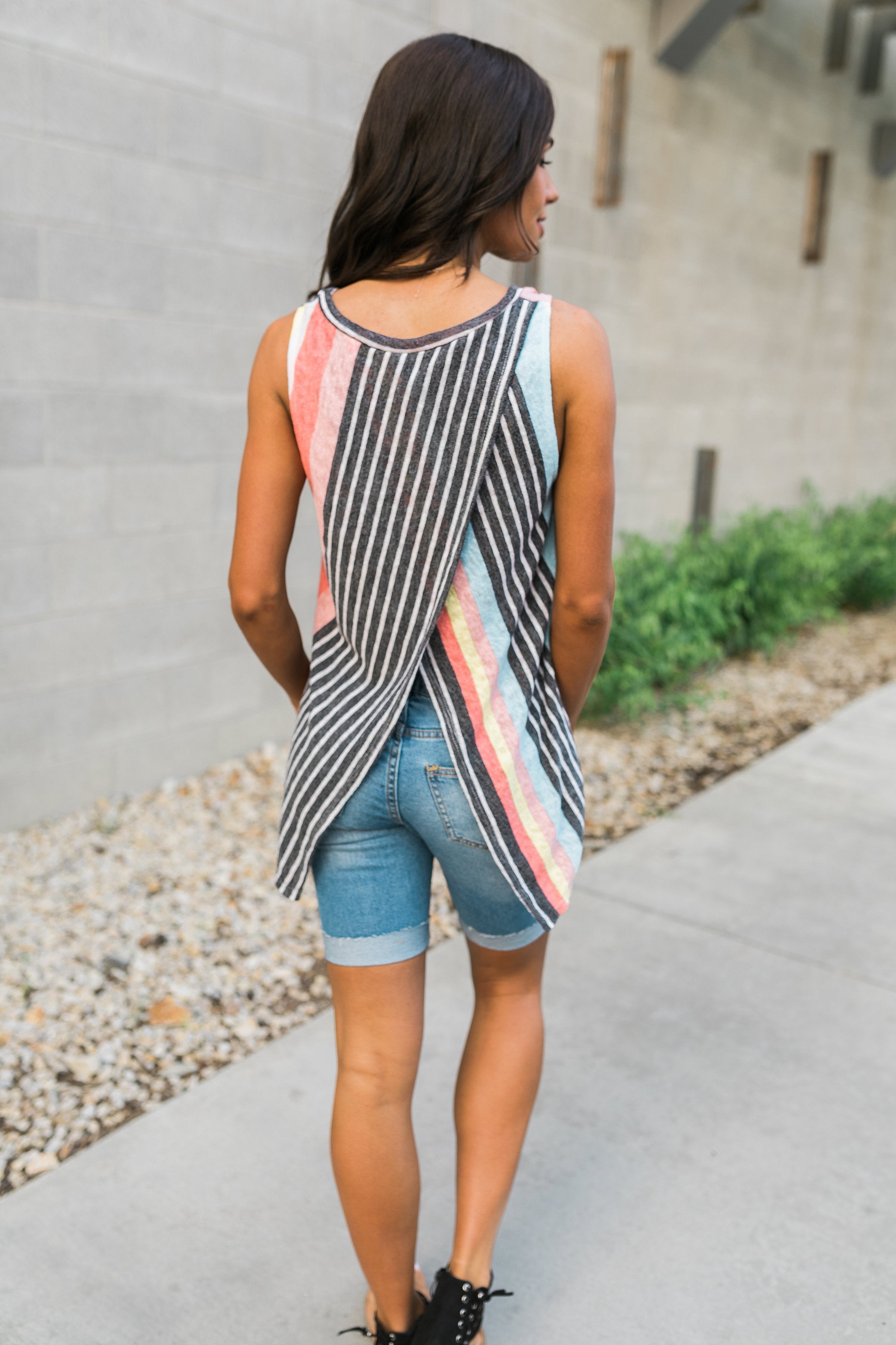 Earn Your Stripes Sleeveless Top