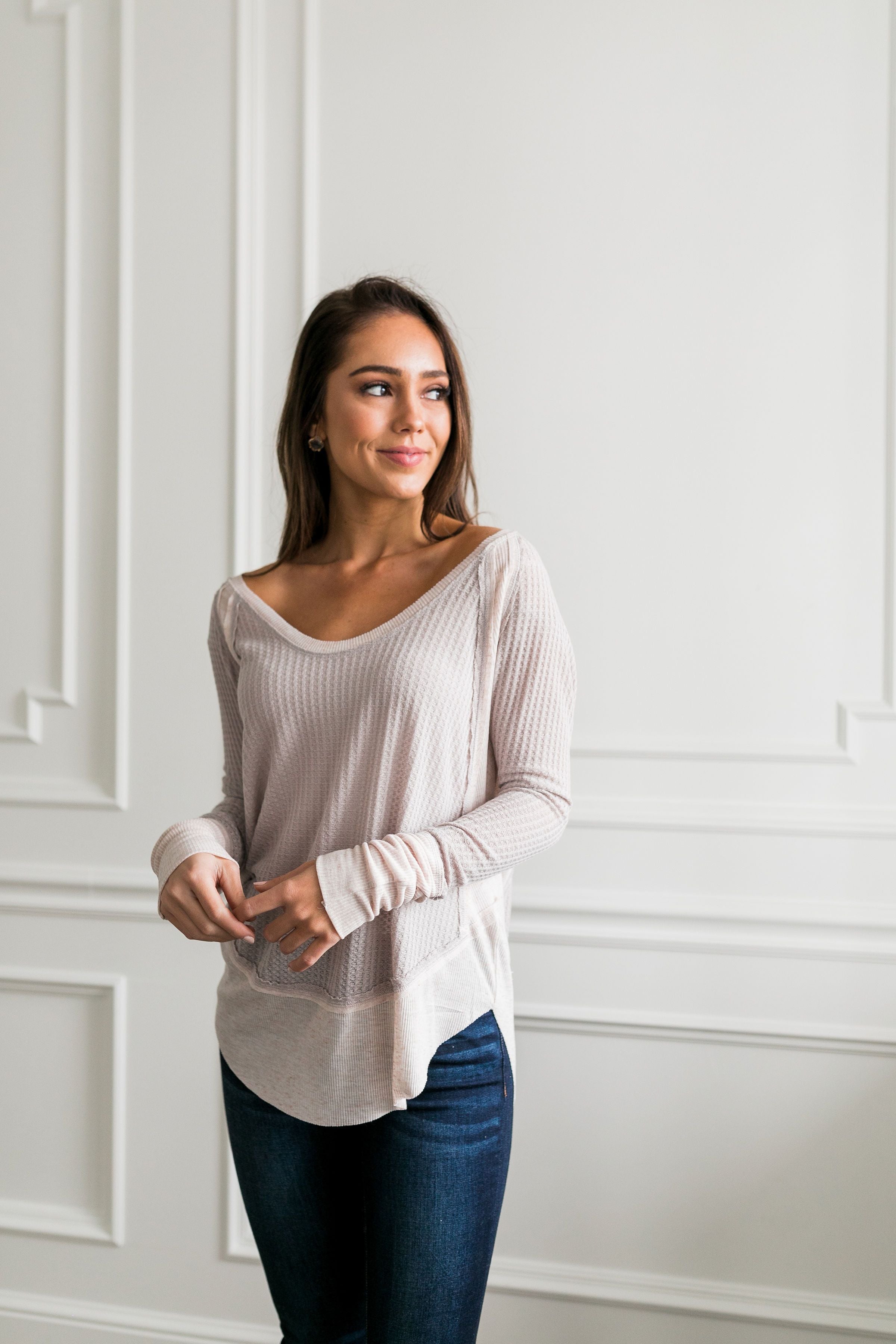 Easy Breezy Beautiful Layered Tee