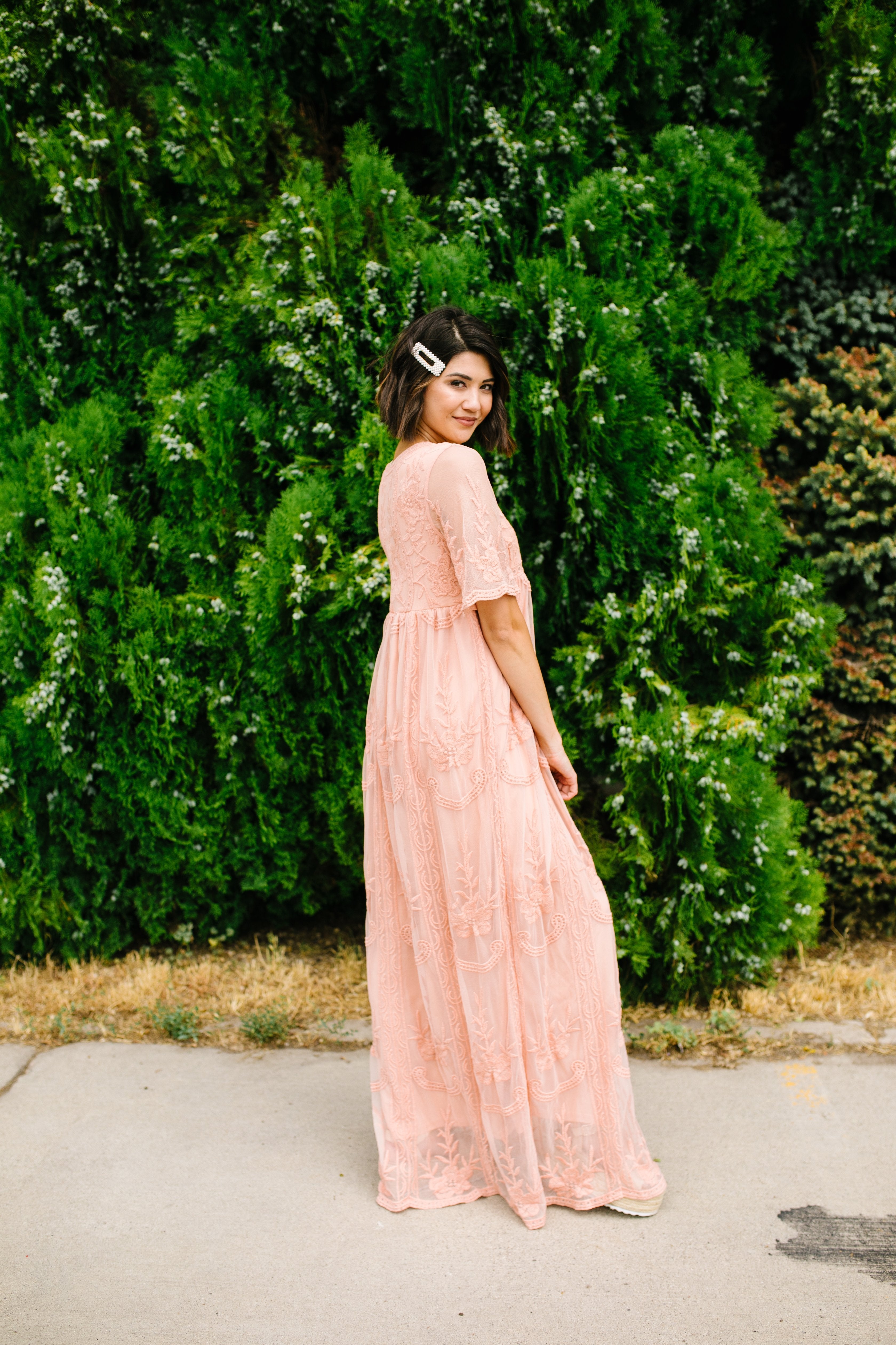 Elven Enchantment Lace Maxi Dress