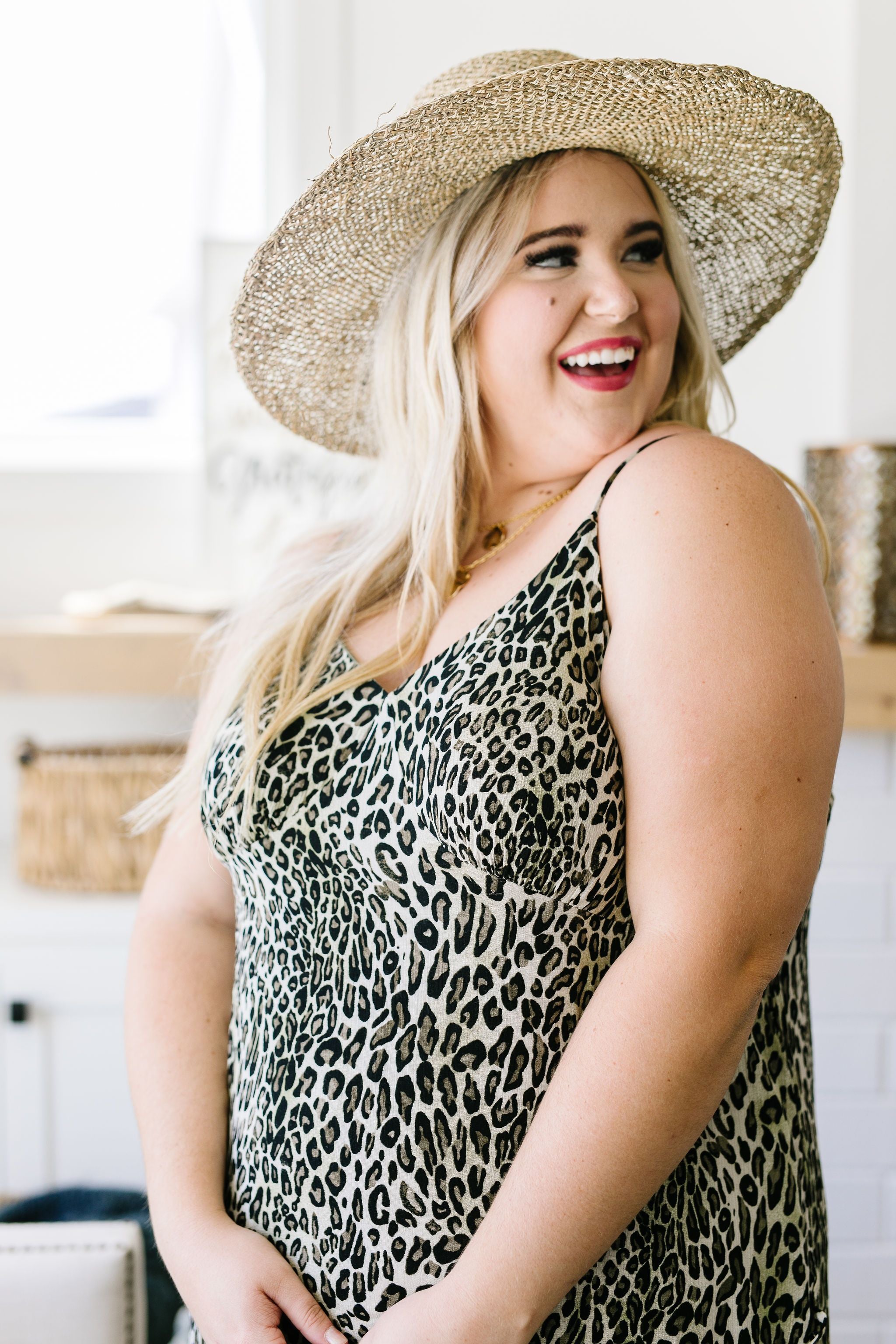 Enjoy The Ride Leopard Print Maxi Dress