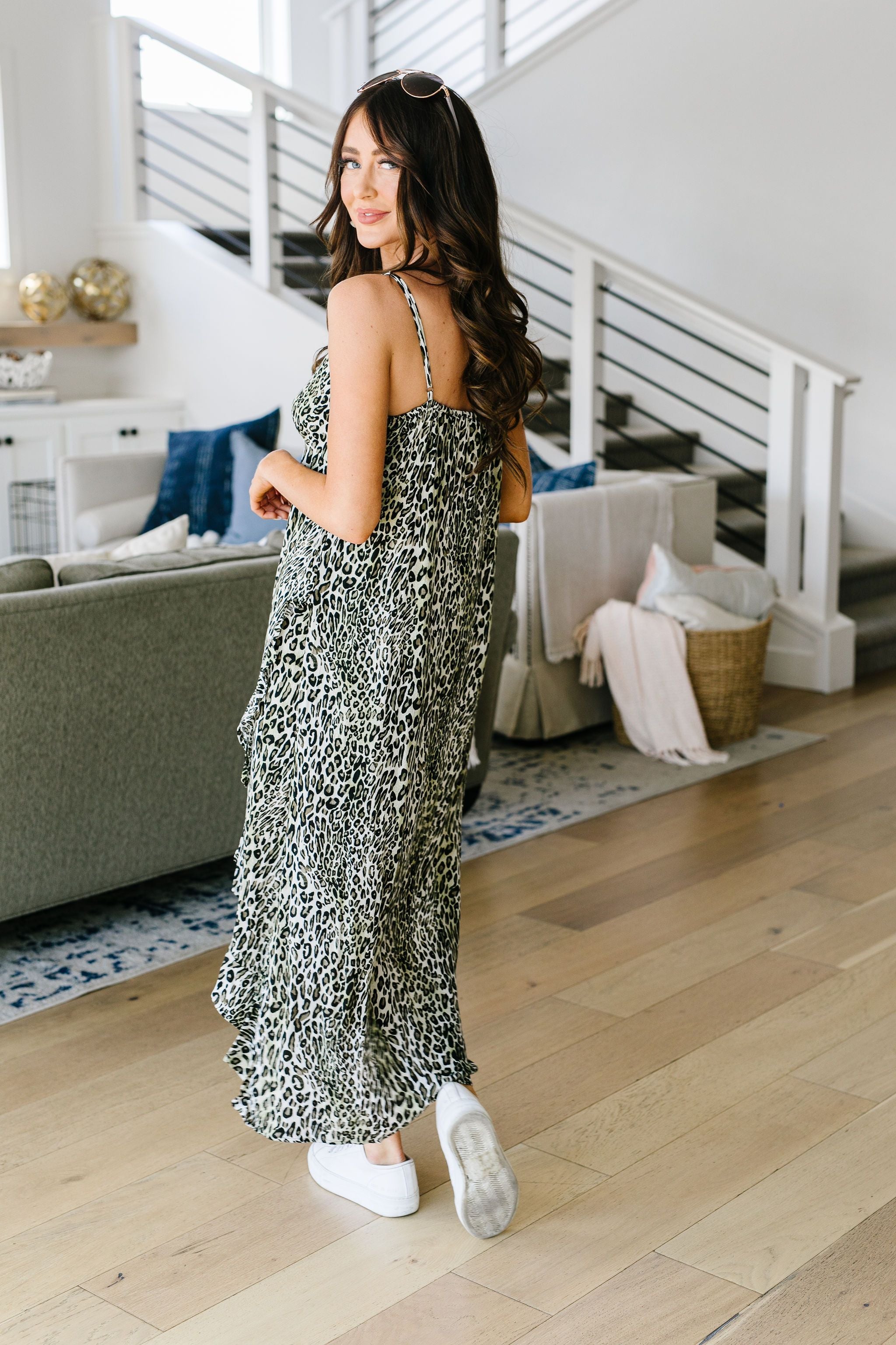 Enjoy The Ride Leopard Print Maxi Dress