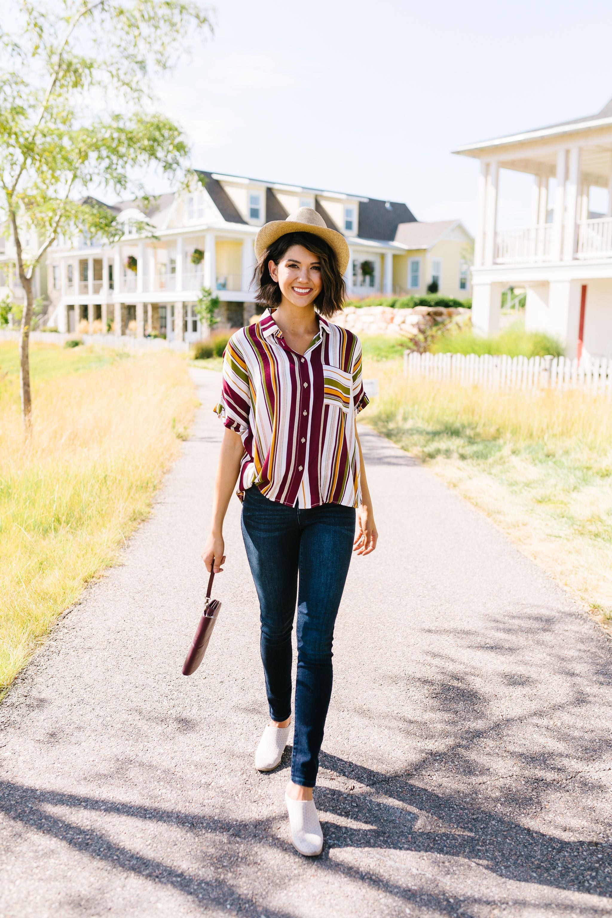 Fall Festival Of Stripes Top