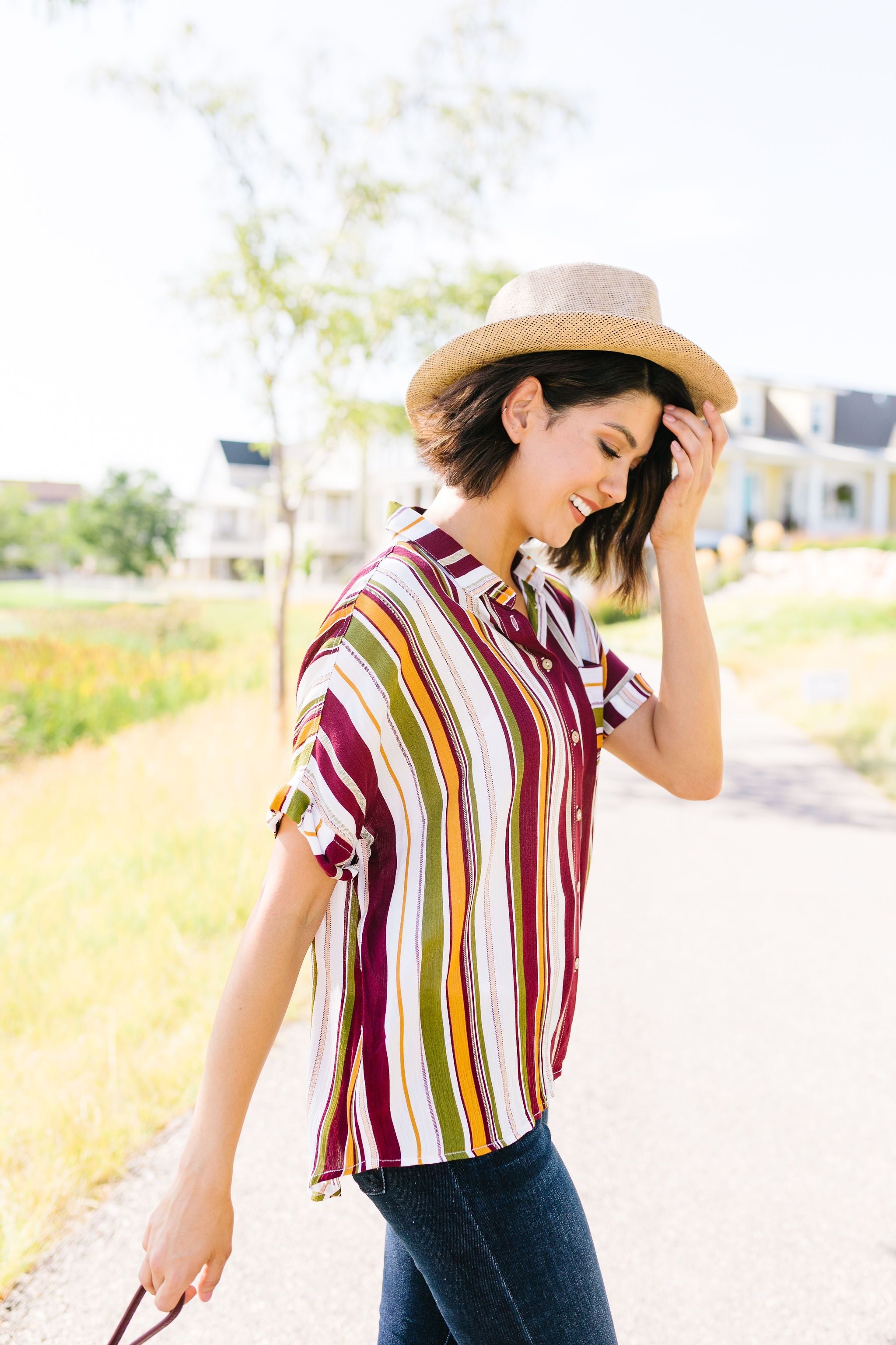 Fall Festival Of Stripes Top