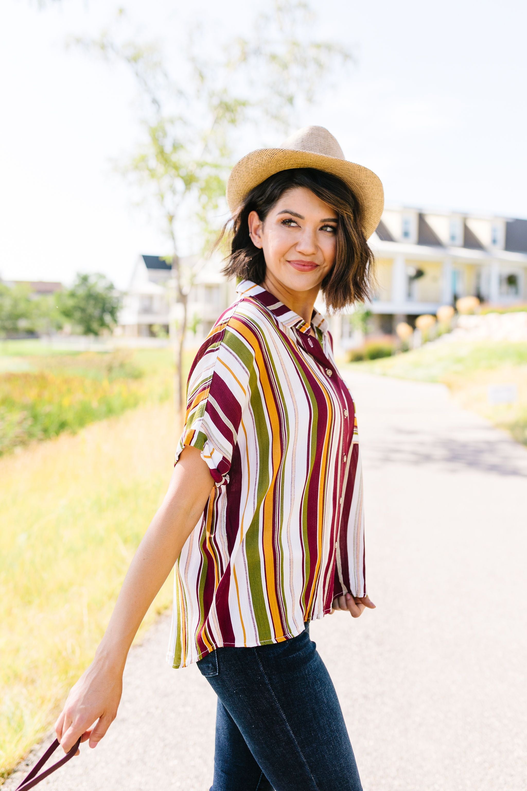 Fall Festival Of Stripes Top