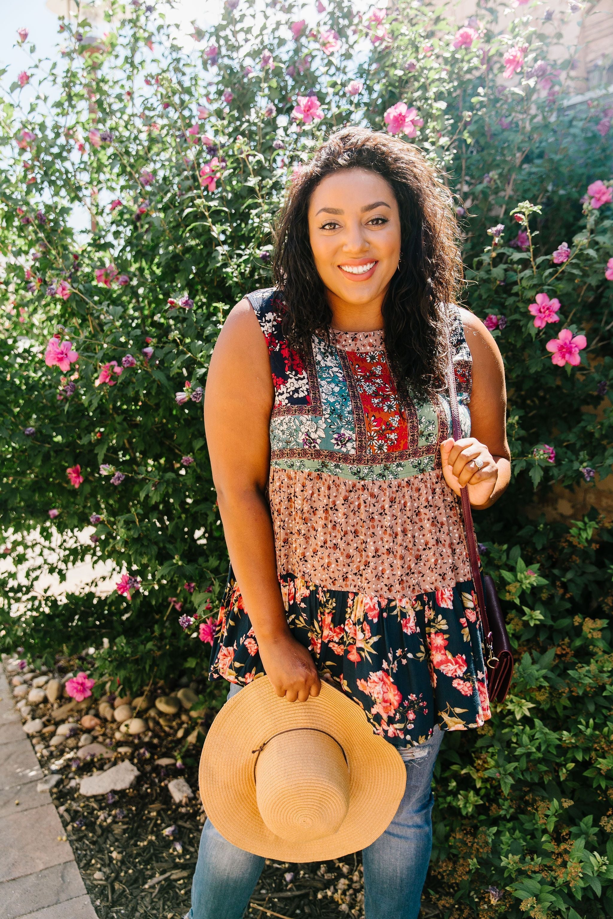 Fall Floral Fantasy Tank