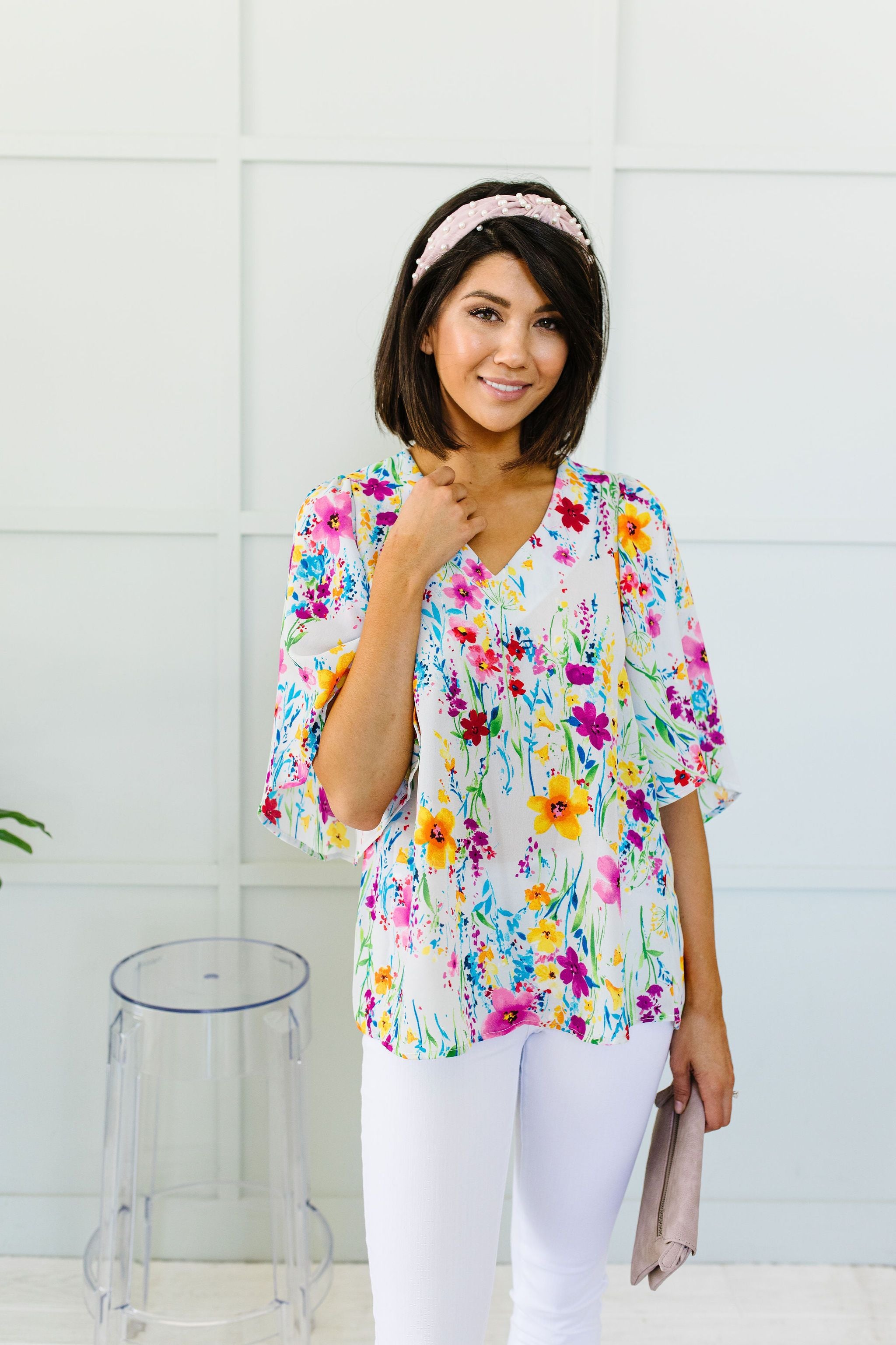 Falling Flowers Blouse