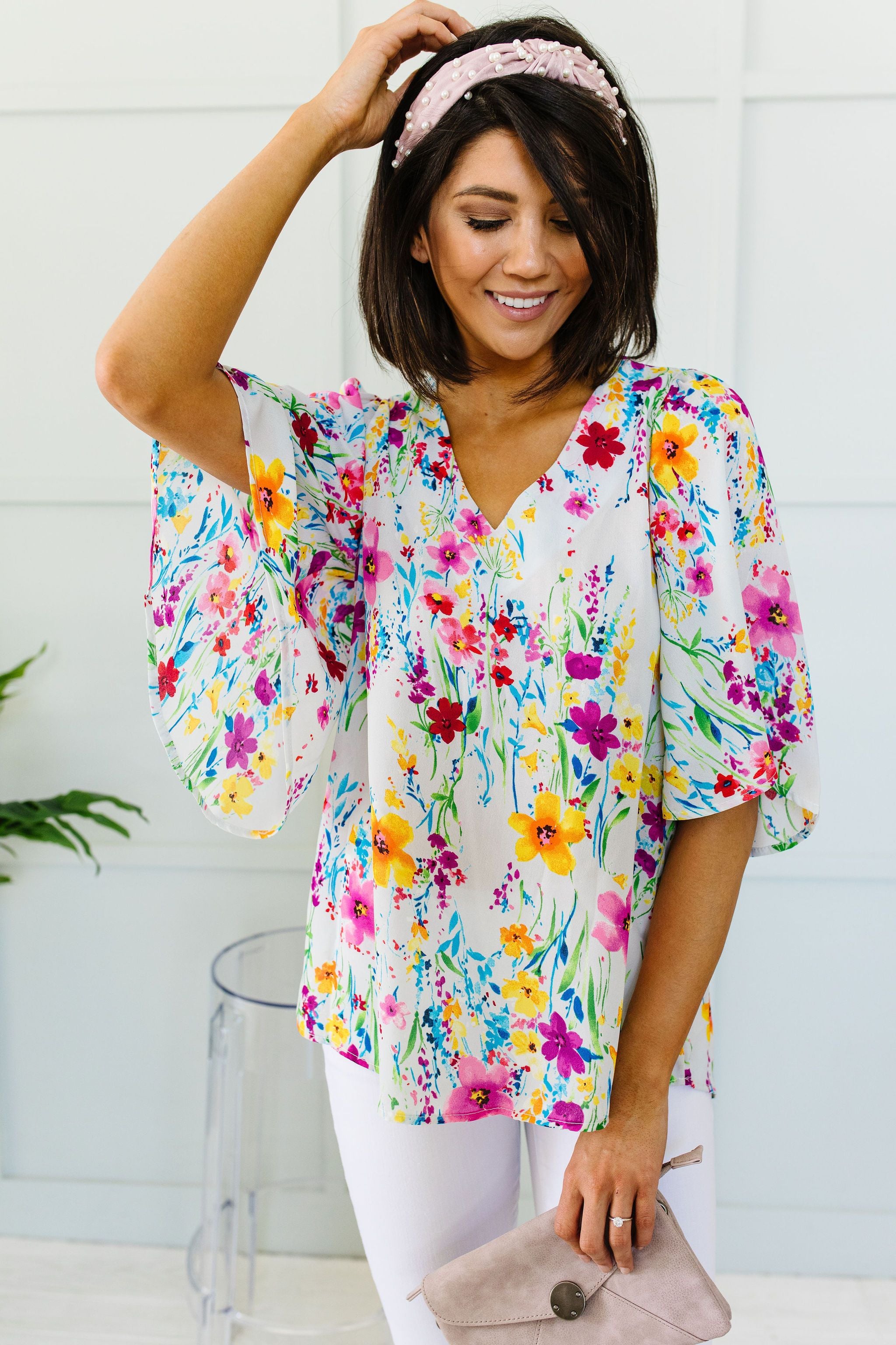 Falling Flowers Blouse