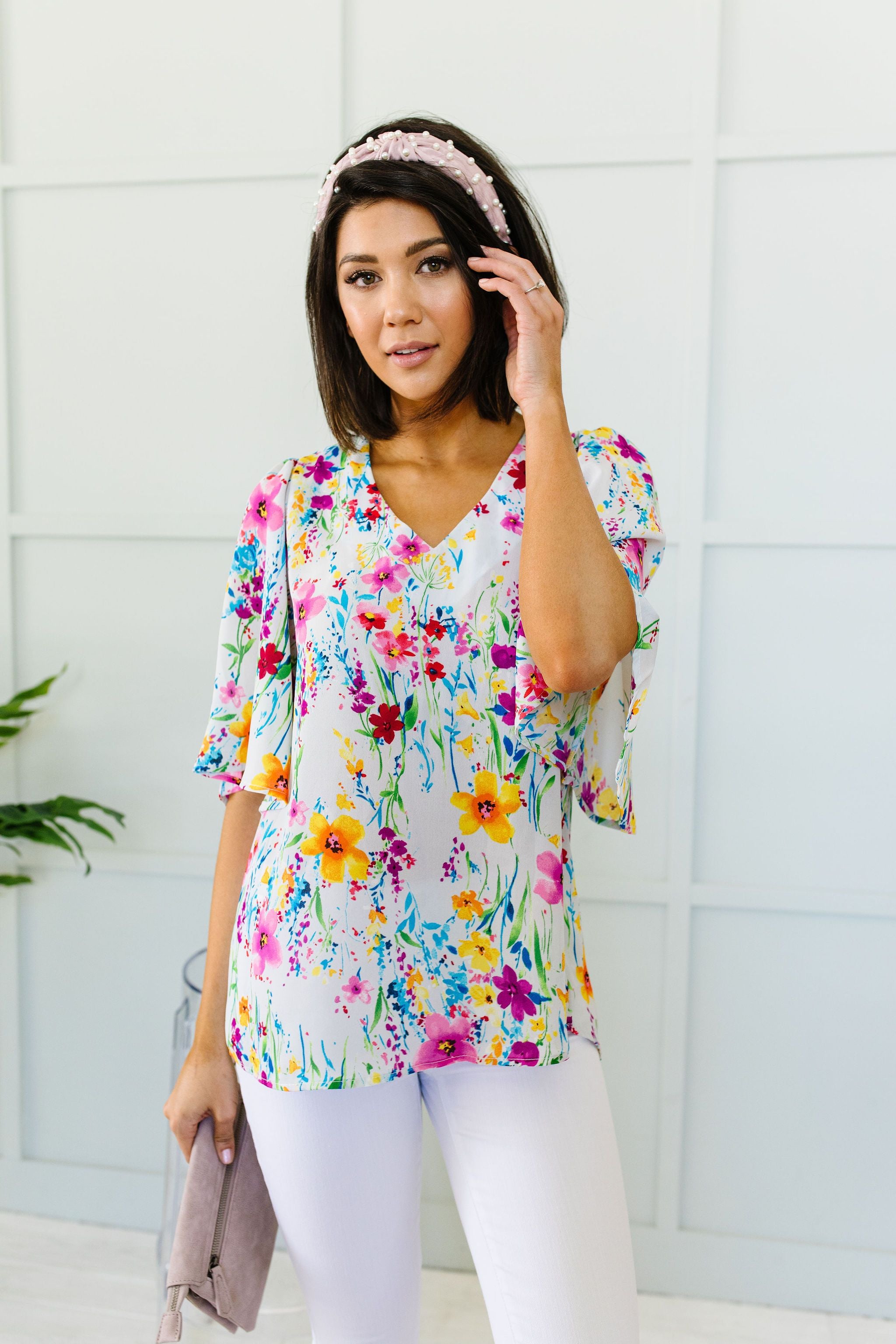 Falling Flowers Blouse