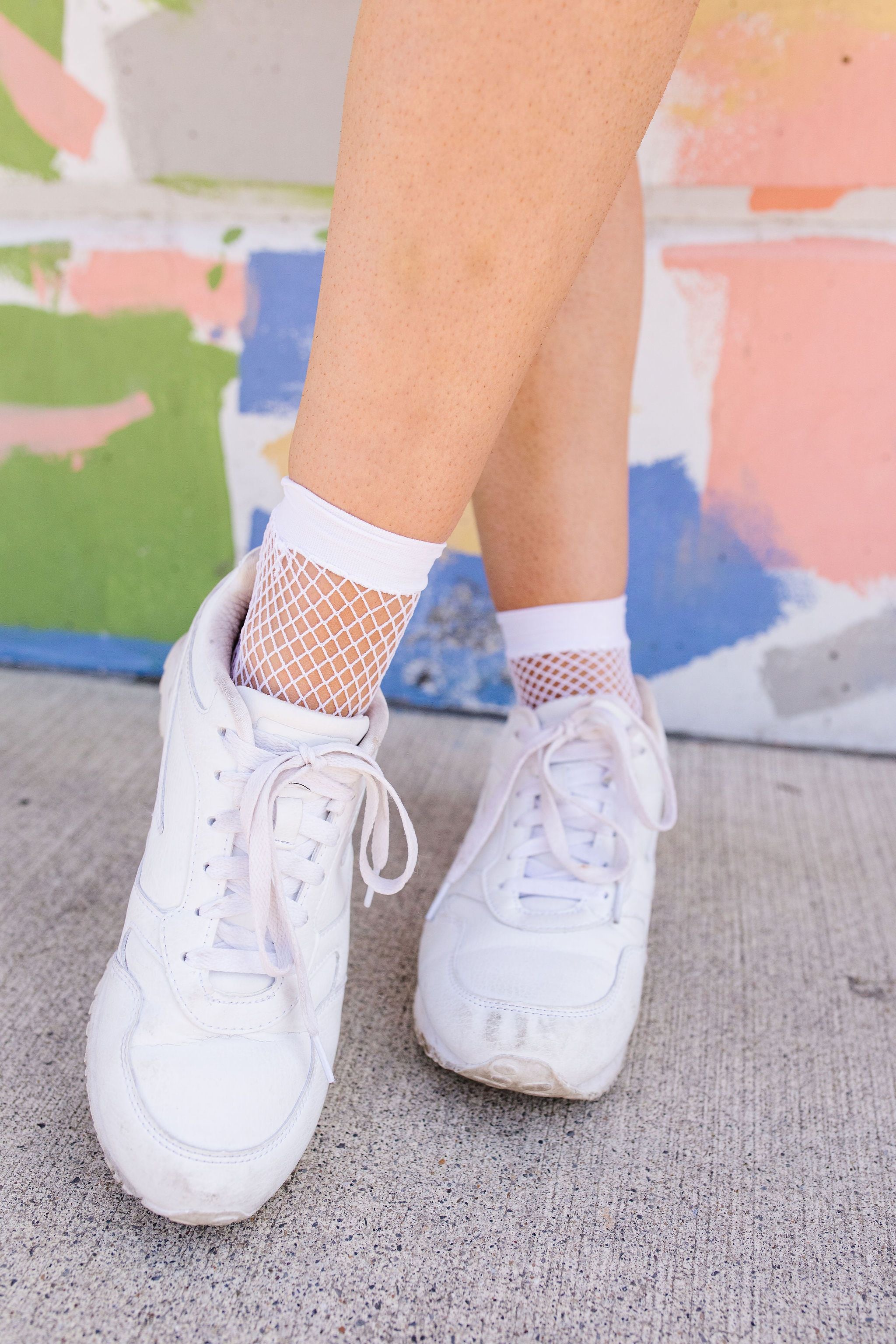 Fishnet Bootie Socks