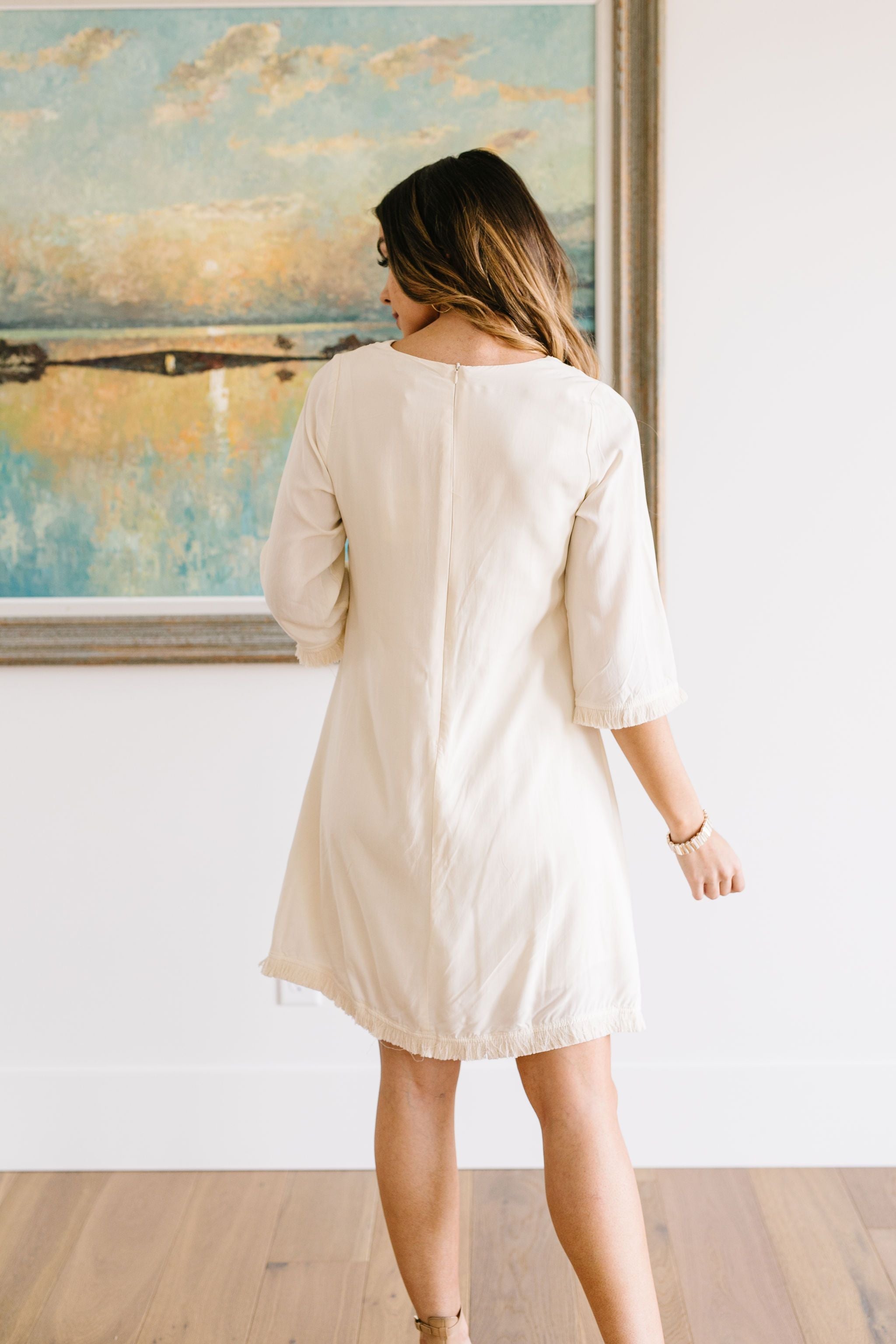 Flowers & Sunshine Embroidered Dress