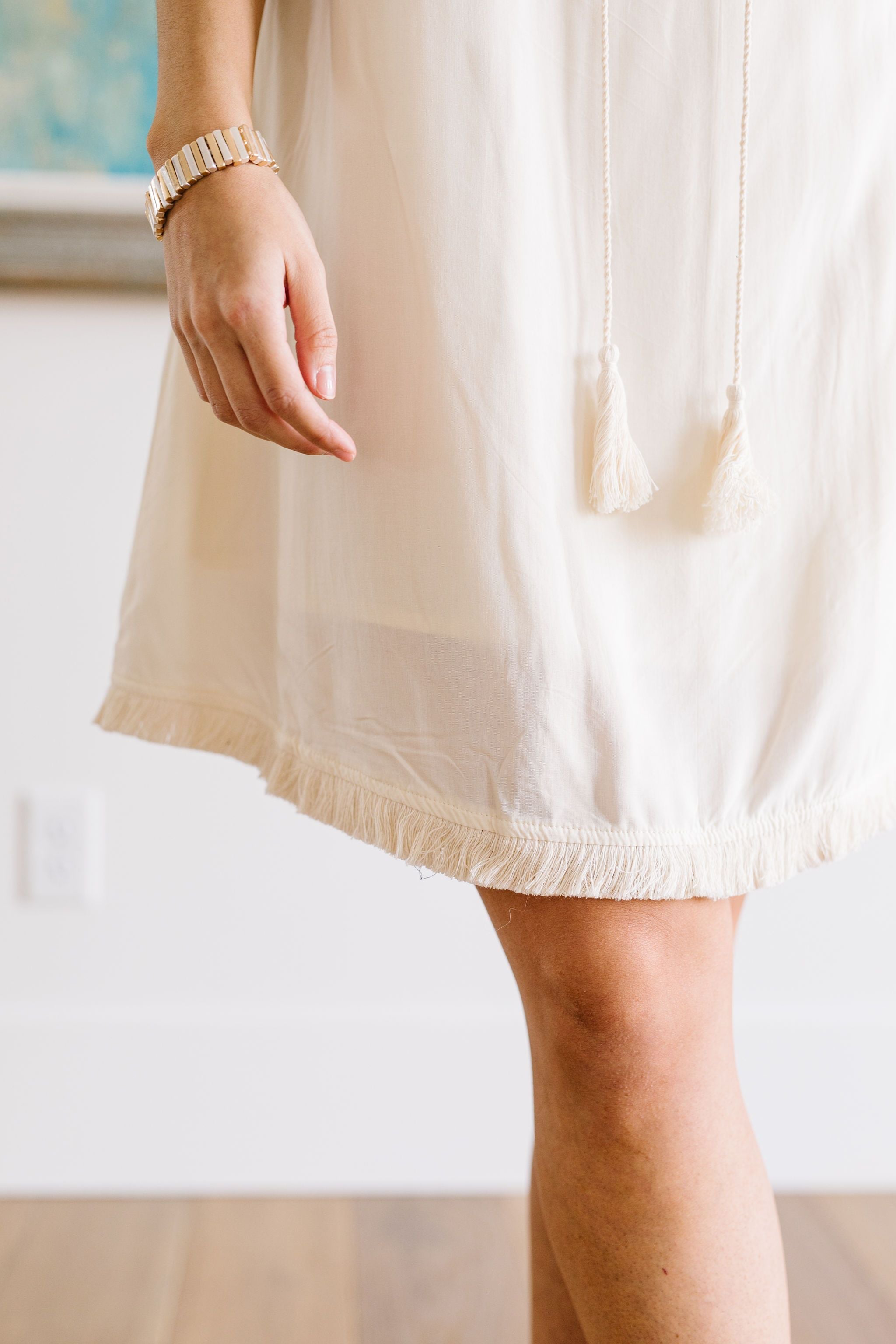 Flowers & Sunshine Embroidered Dress