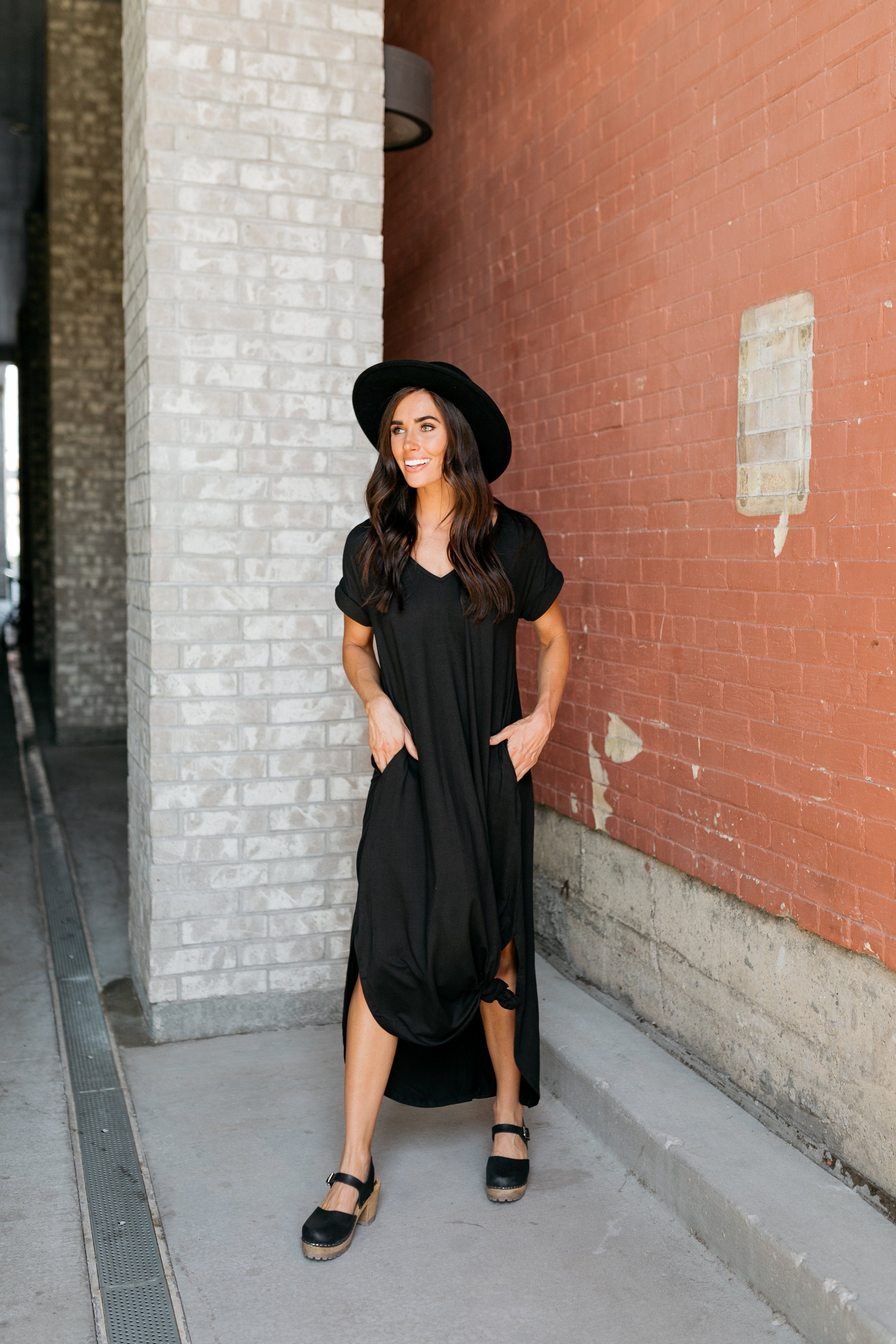 Free And Easy Maxi Dress In Black