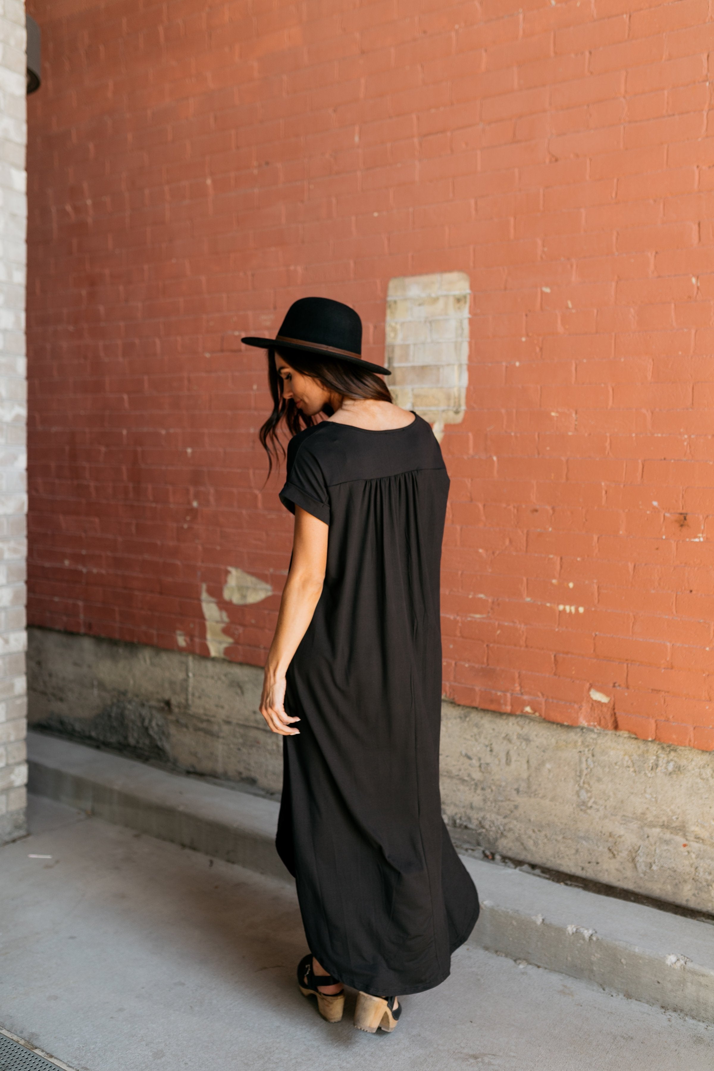 Free And Easy Maxi Dress In Black