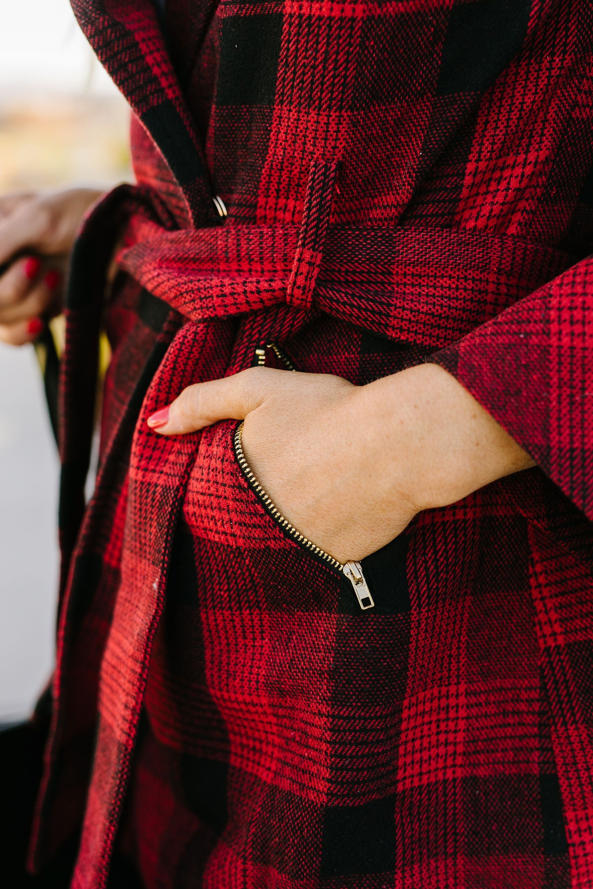 Gentle Breeze Plaid Jacket