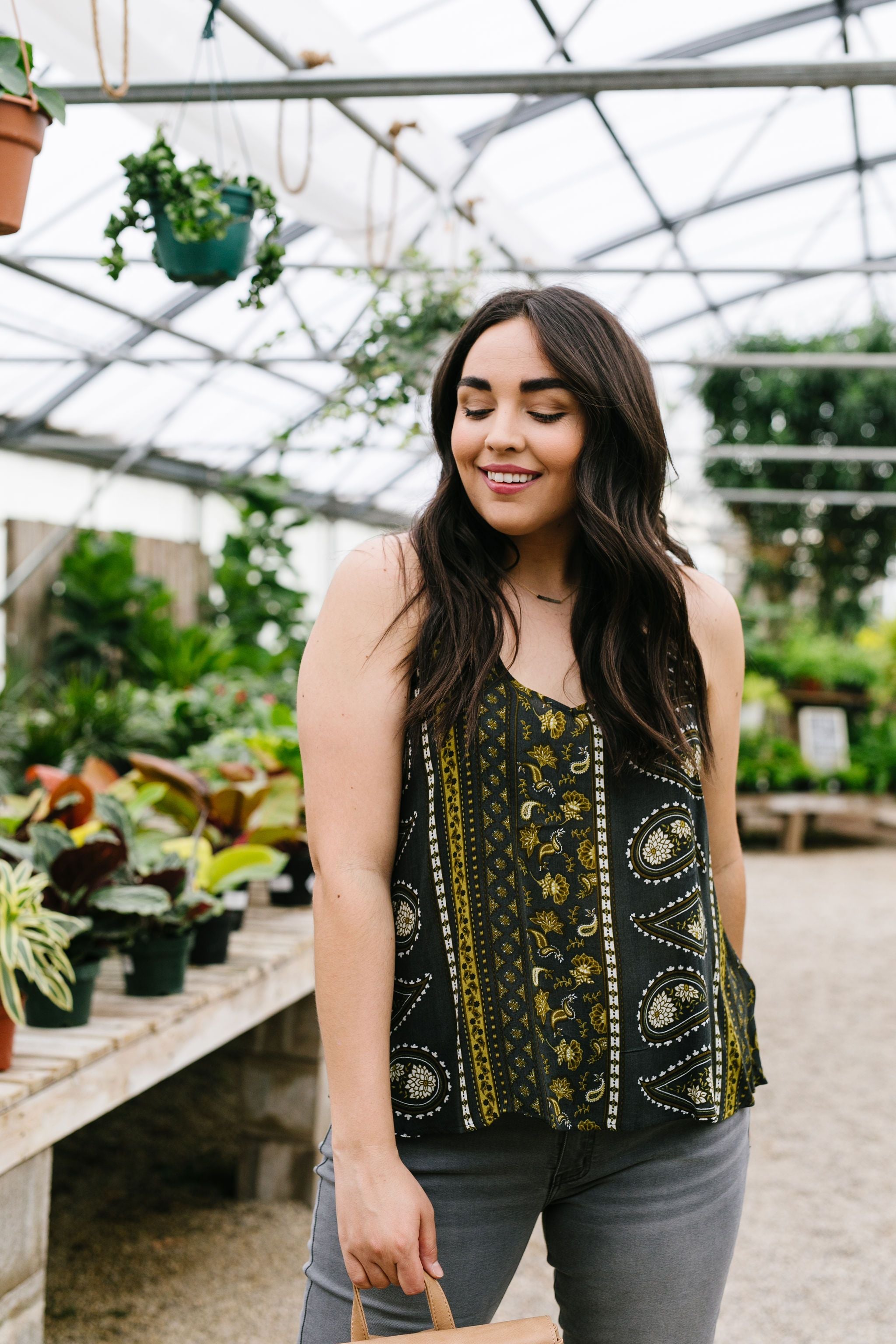 Glad Paisley Tank Top