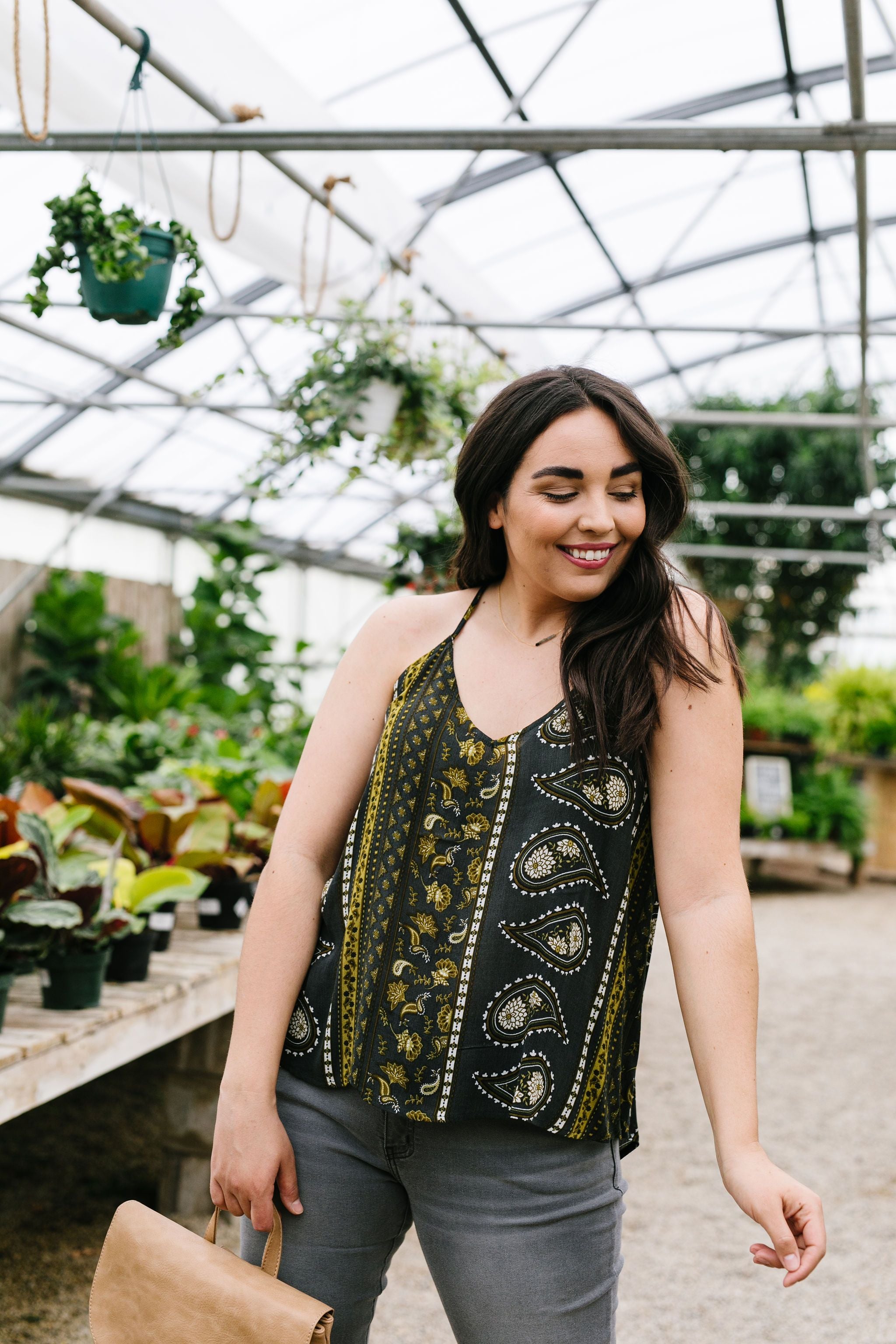 Glad Paisley Tank Top