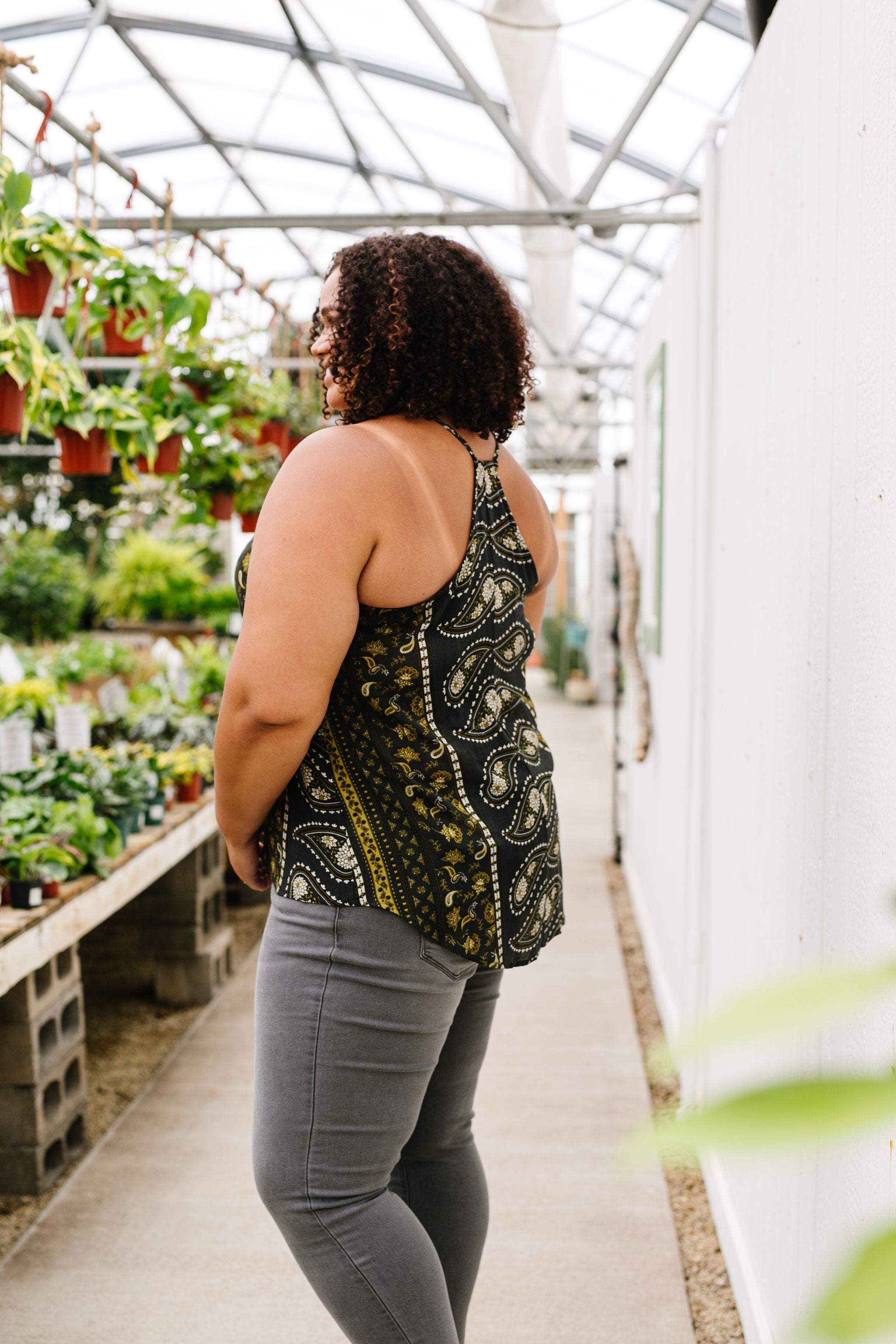 Glad Paisley Tank Top