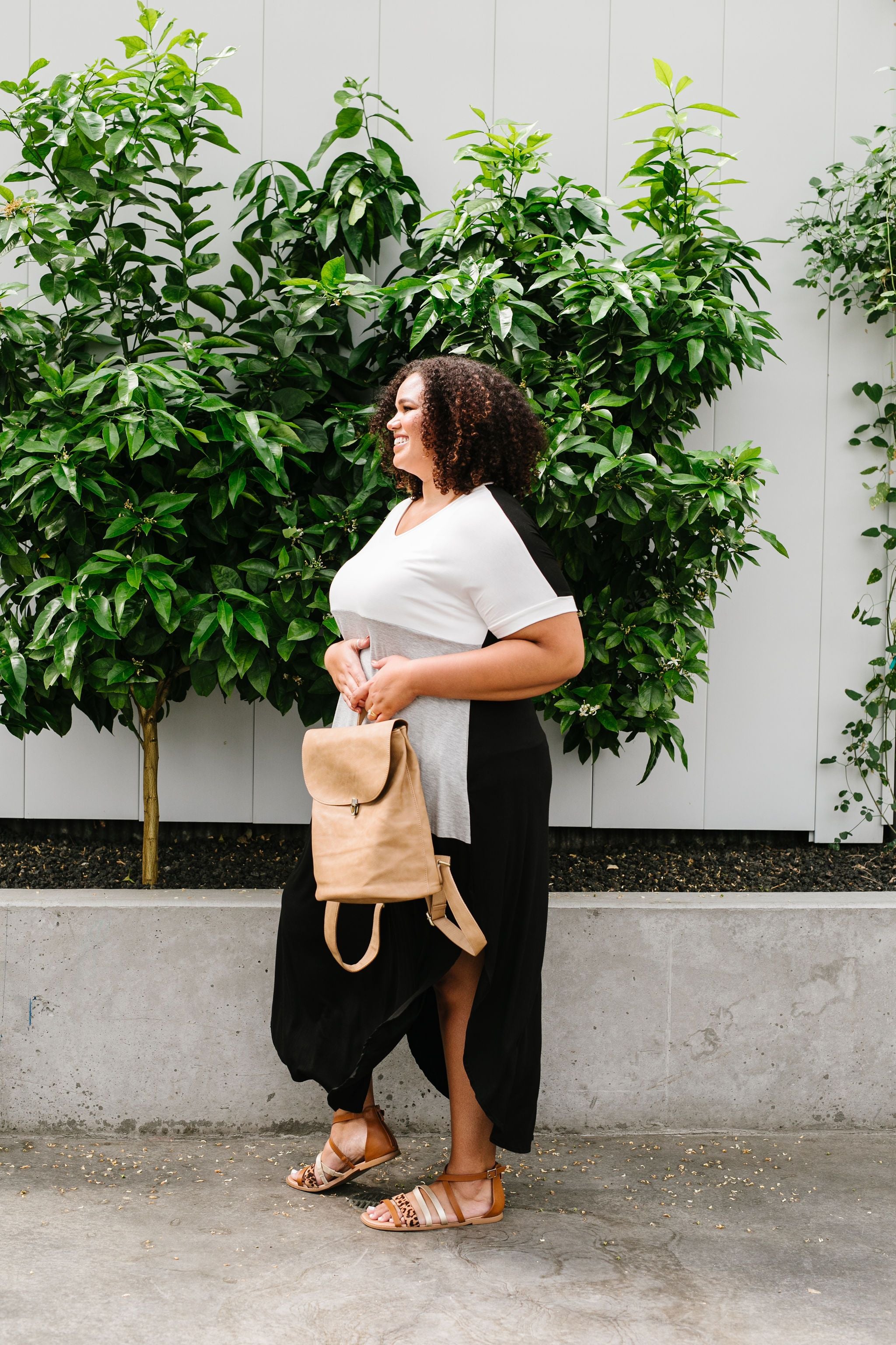 Gray Area Maxi Dress