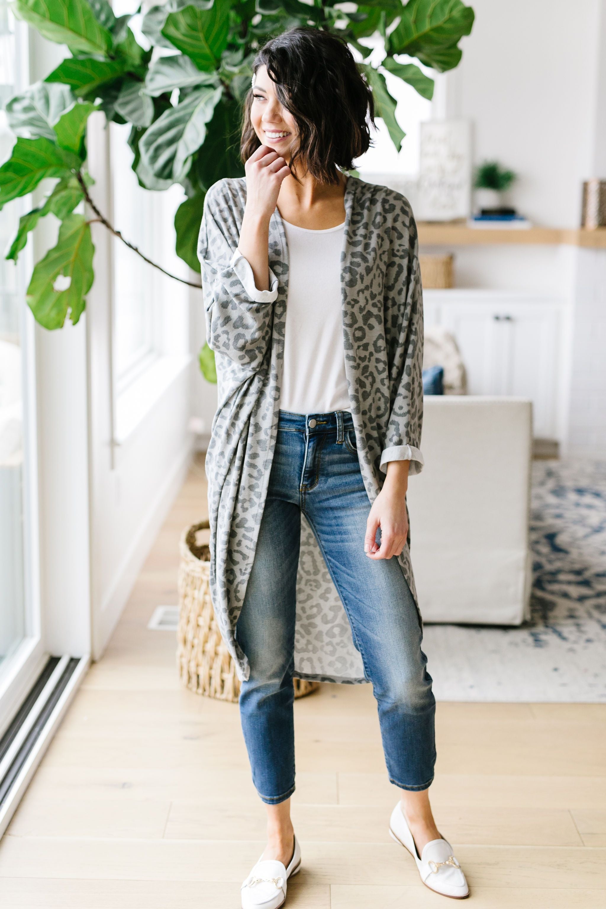 Gray On Gray Lepo Cardi