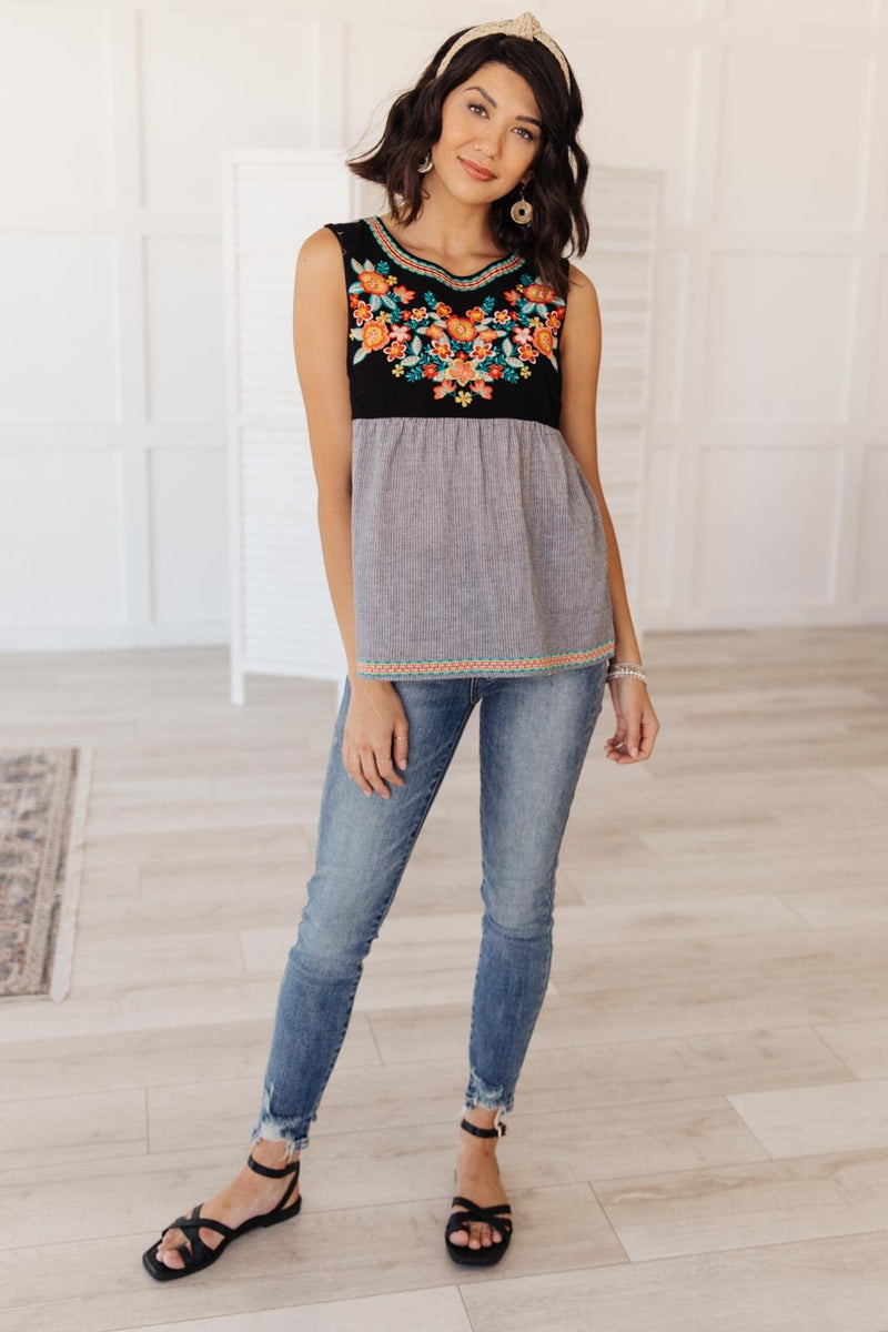 Harmony Top in Charcoal