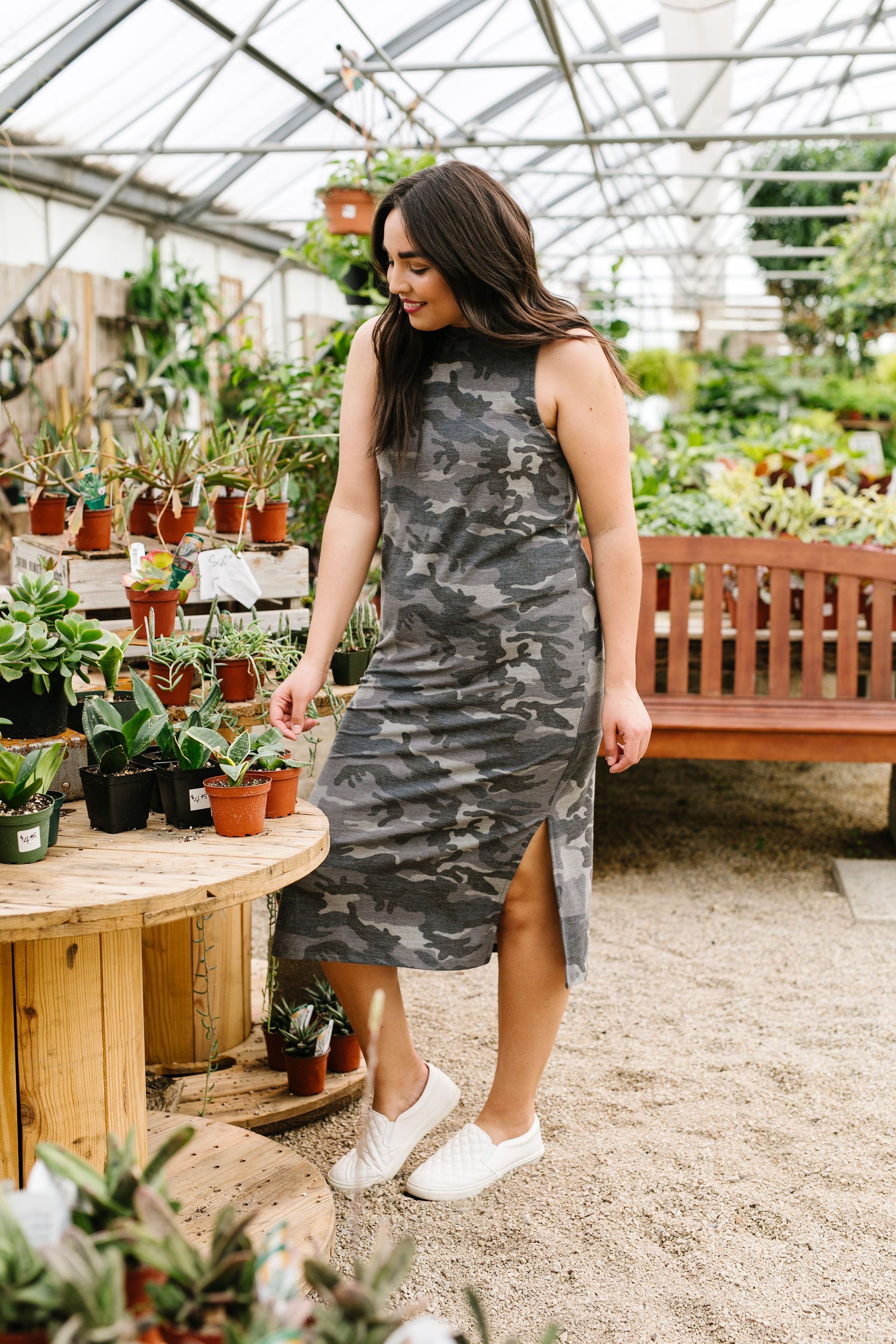 Hold Down The Fort Camouflage Dress